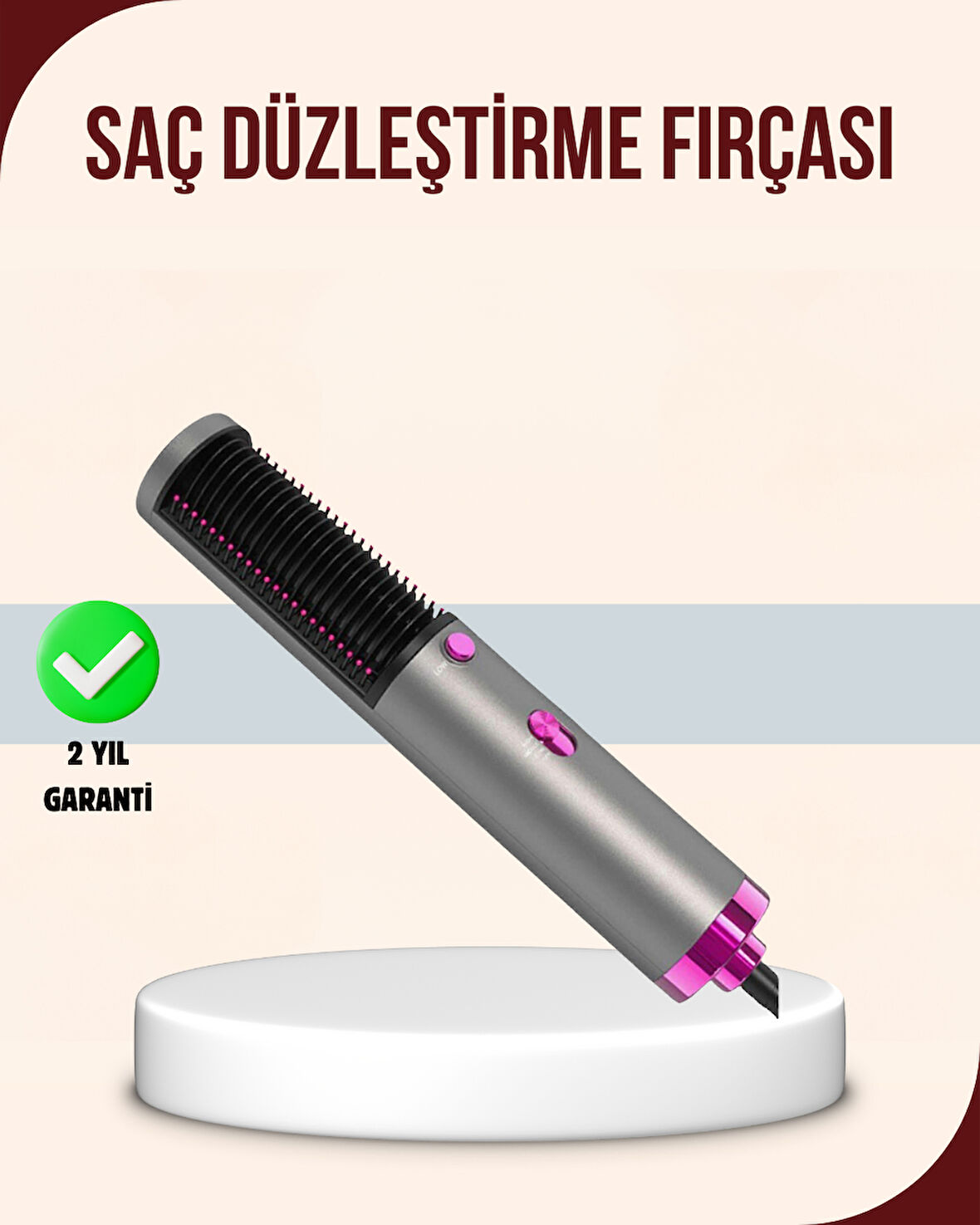 Profesyonel İyon Teknolojili Sıcak Hava Fırçası