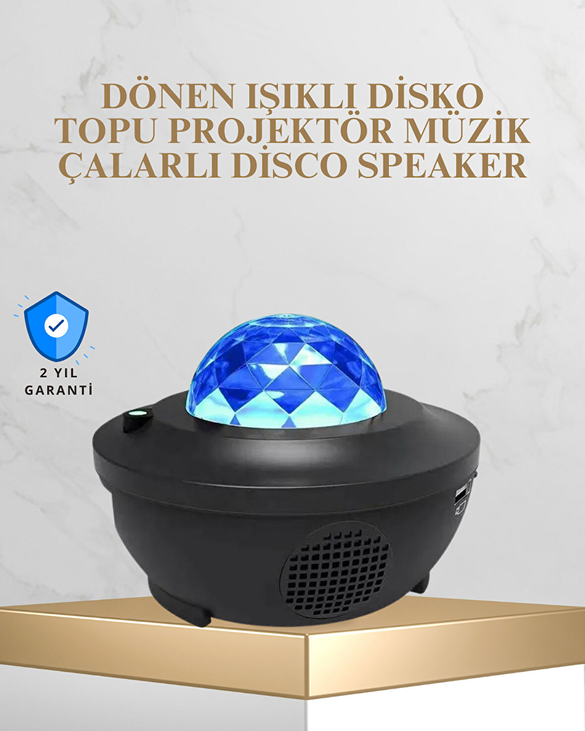 Bluetooth & USB Müzik Çalar Gece Lambası – 50?m² Kapsama, Uzaktan Kumanda