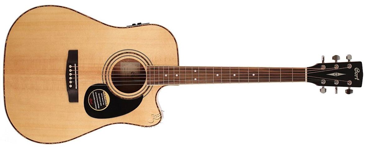 Cort AD880CENSW Kılıflı Elektro Akustik Gitar