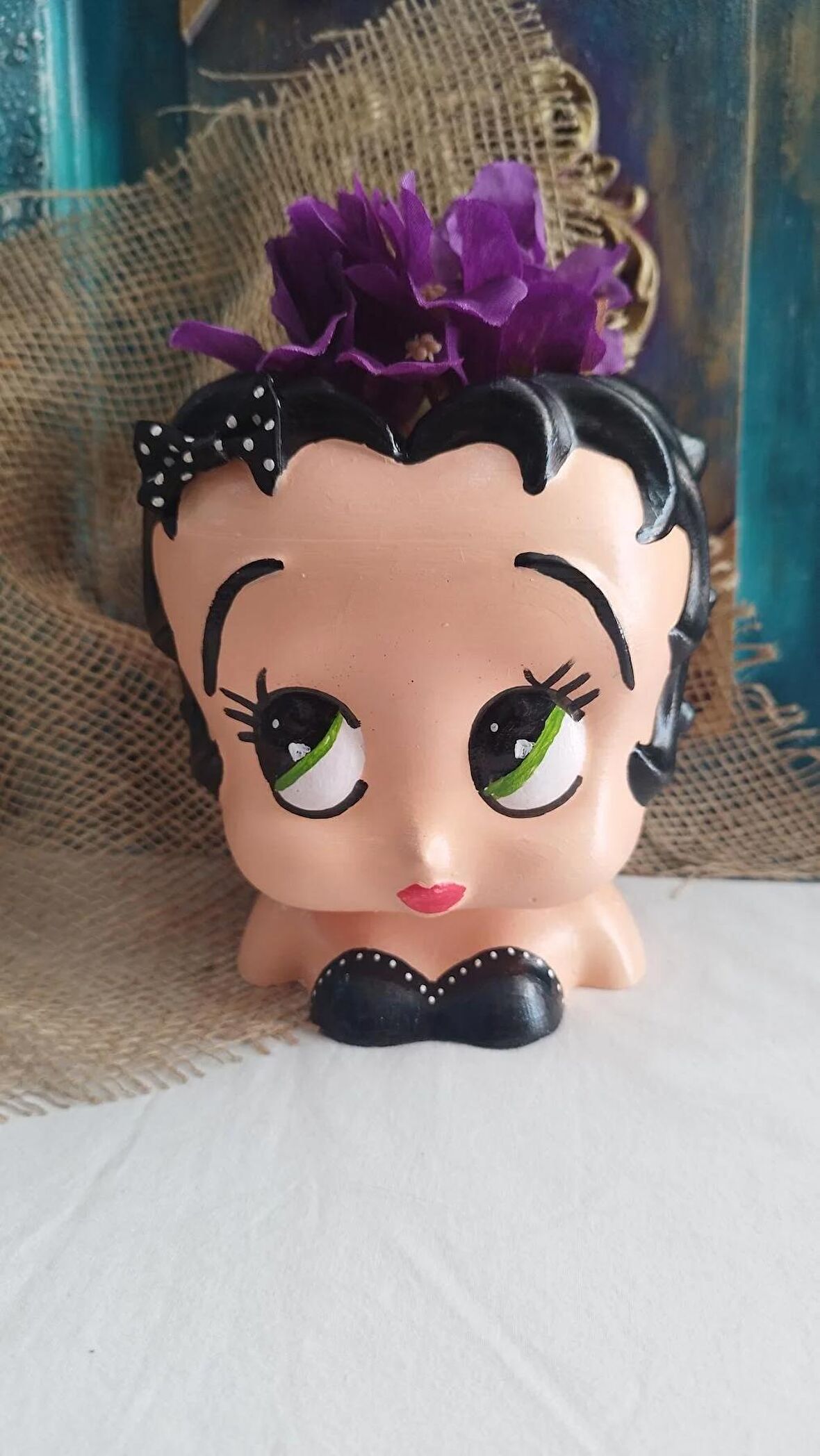 Betty Boop Saksı