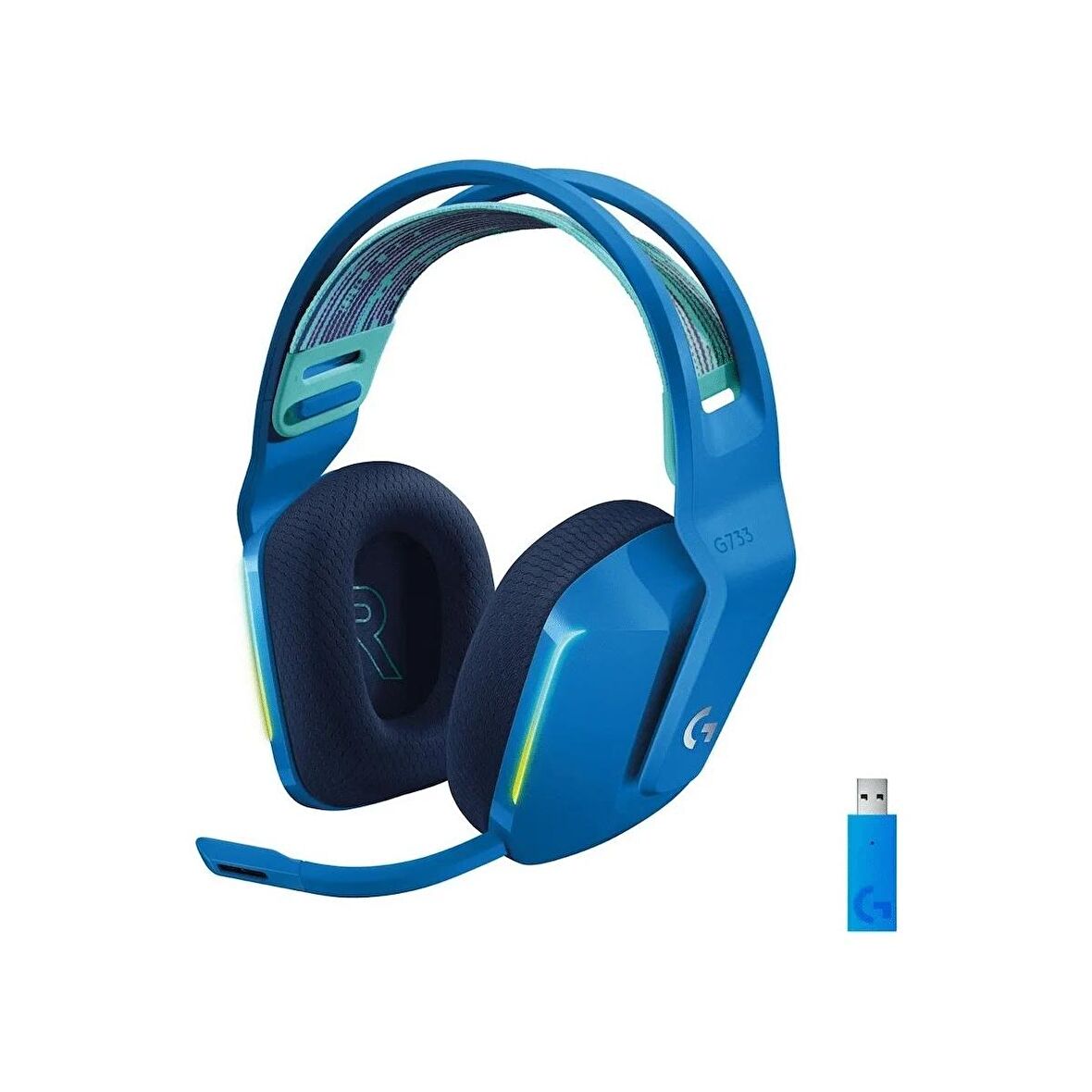 TEŞHİR Logıtech G G733  Kablosuz Rgb Oyuncu Kulaklığı Mavi 