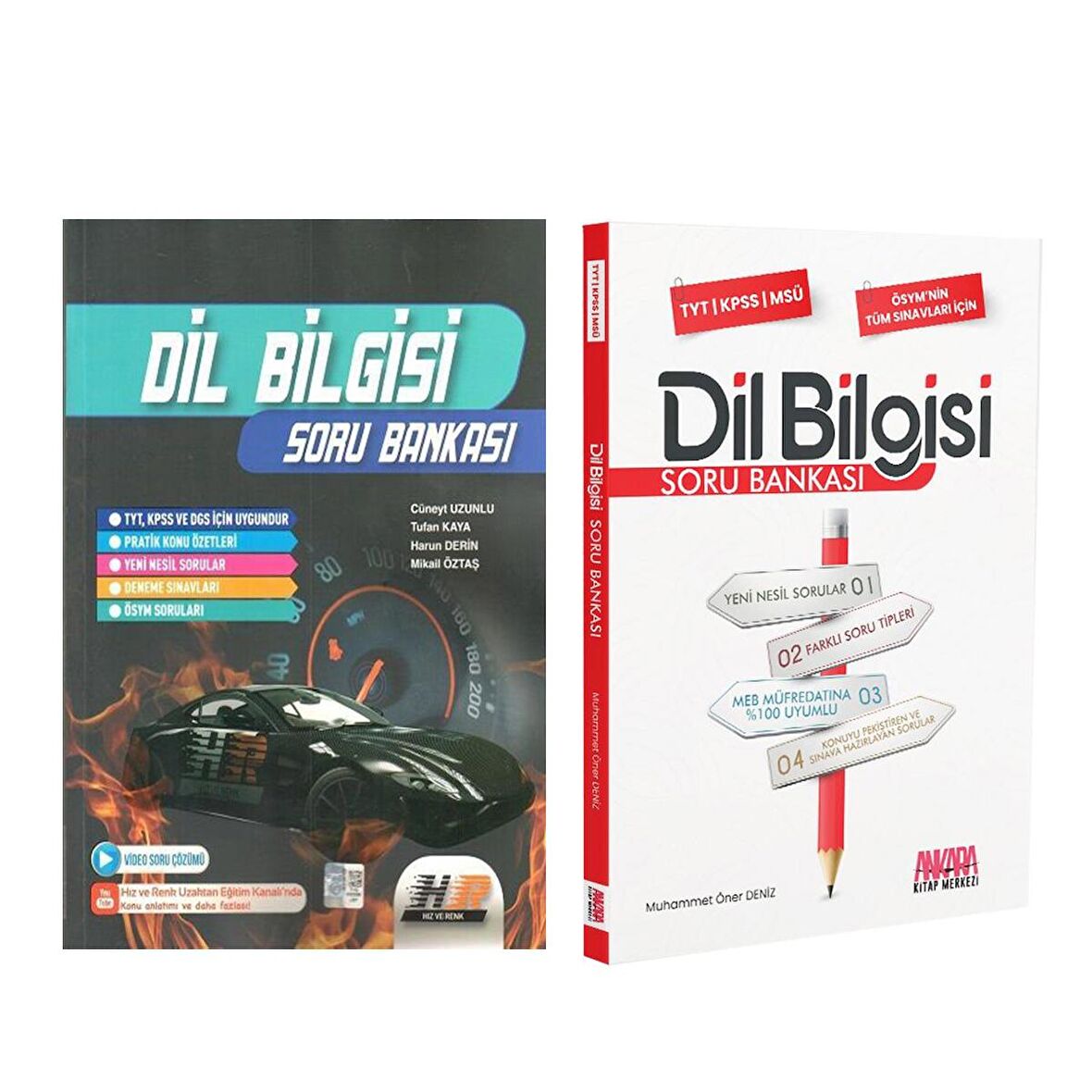 Hız ve Renk ile AKM Dil Bilgisi Soru Bankası Seti 2 Kitap
