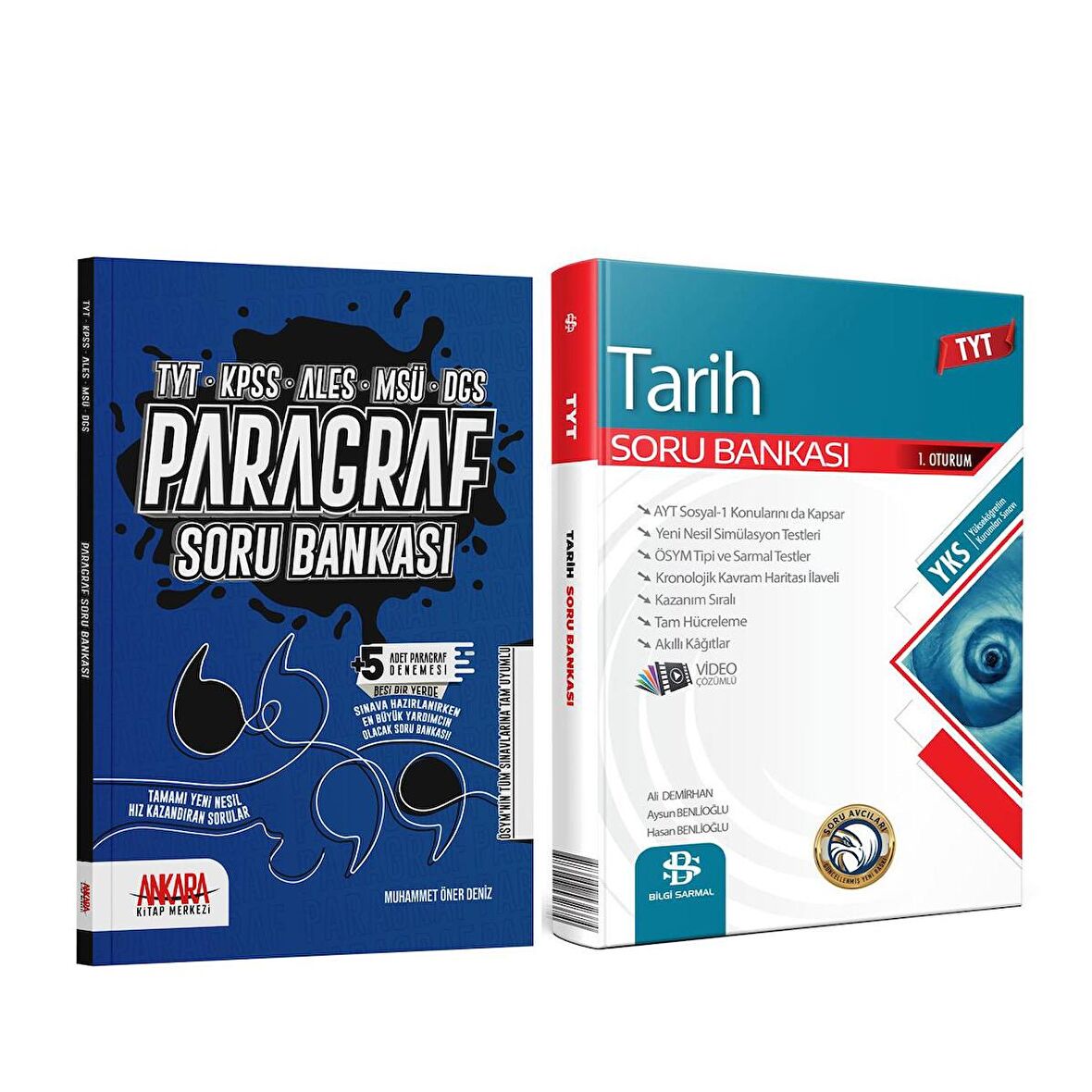 Bilgi Sarmal TYT Tarih ve AKM Paragraf Soru Bankası Seti 2 Kitap