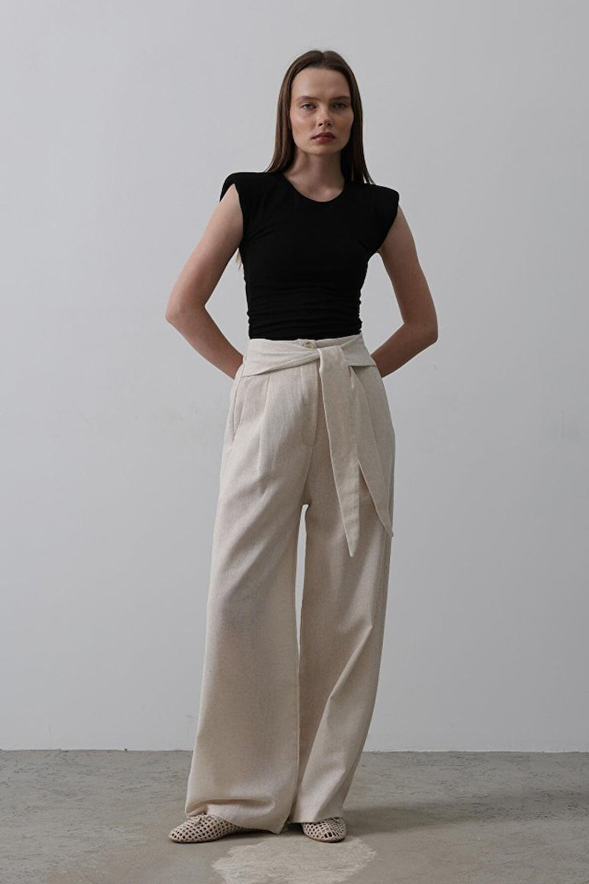 35 AVM Pantolon - Krem