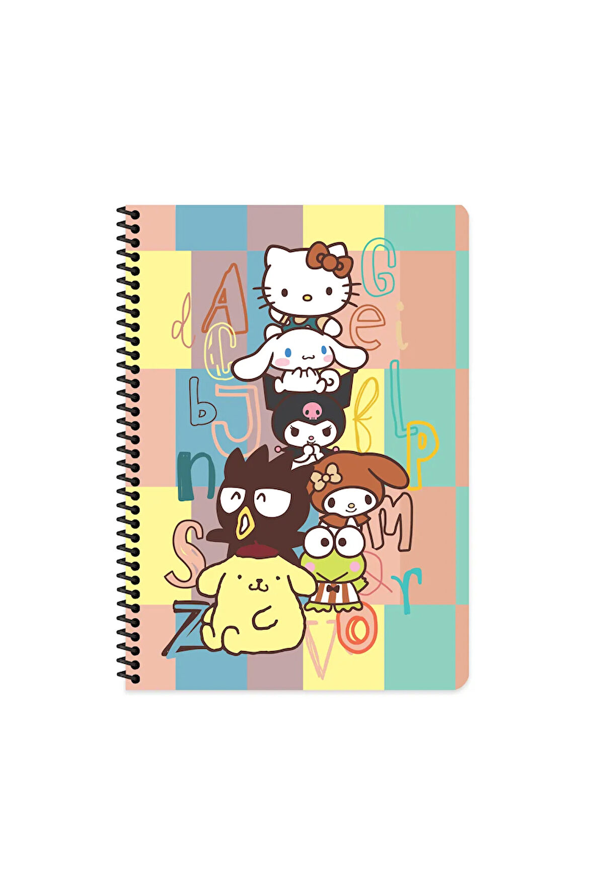 Keskin Color Hello Kitty and Friends Çizgili Defter | 16,5 x 22,5 cm | Spiralli – 80 Yaprak
