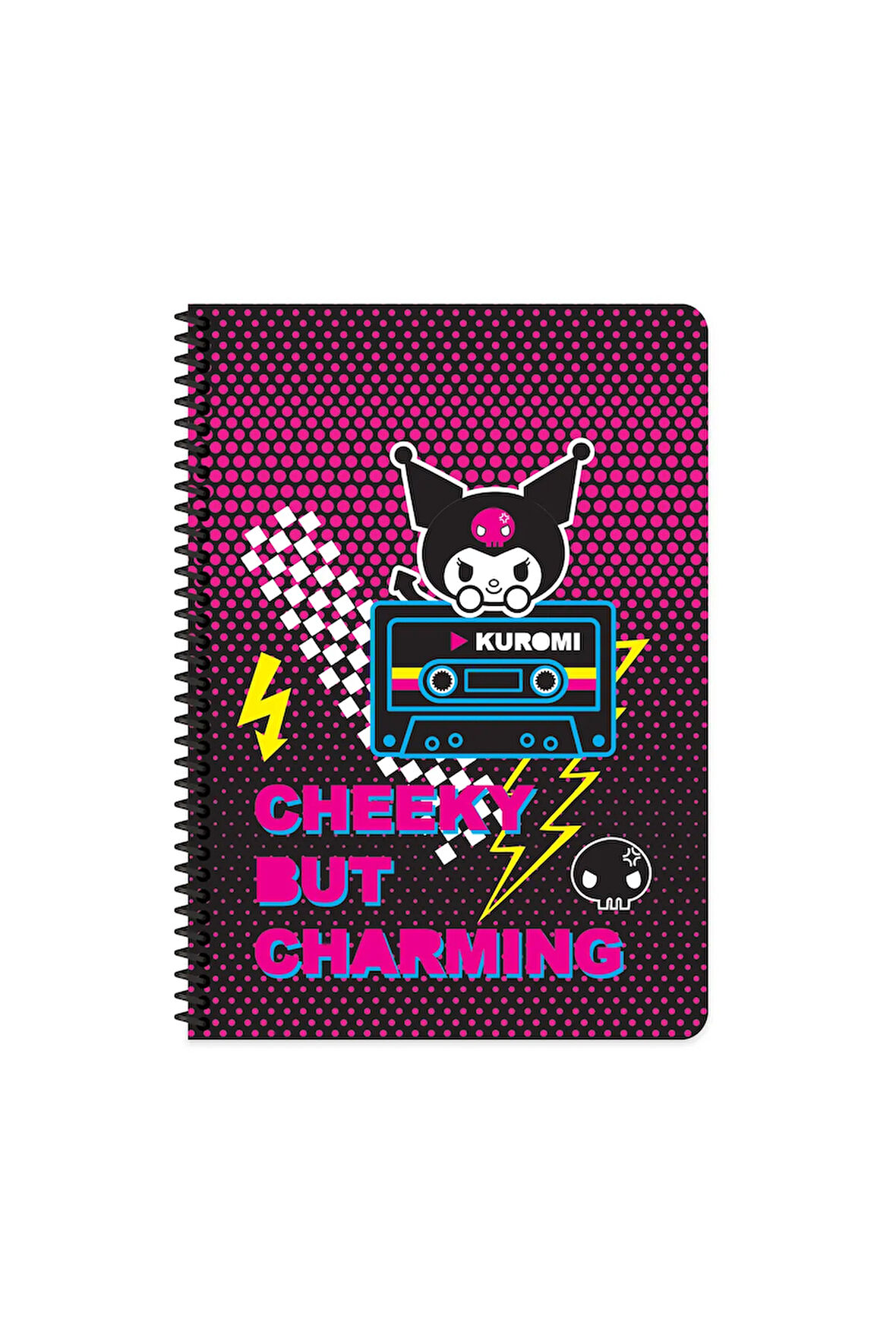 Keskin Color Kuromi Kareli Defter | 16,5 x 22,5 cm | Spiralli – 80 Yaprak