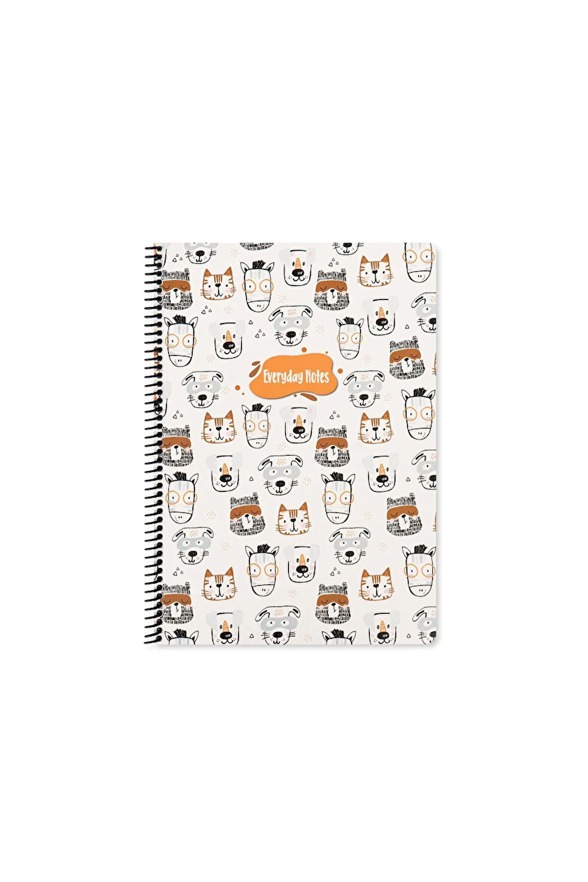 Keskin Color Animal Friends Çizgili Defter (16.5 x 22.5 cm)