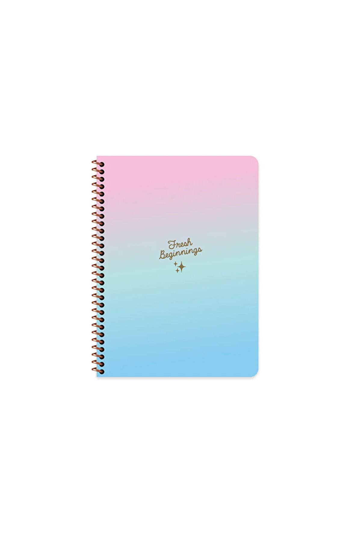 Keskin Color Peritozu Çizgili Stickerli Defter | 16,5 x 22,5 cm | Spiralli – 80 Yaprak
