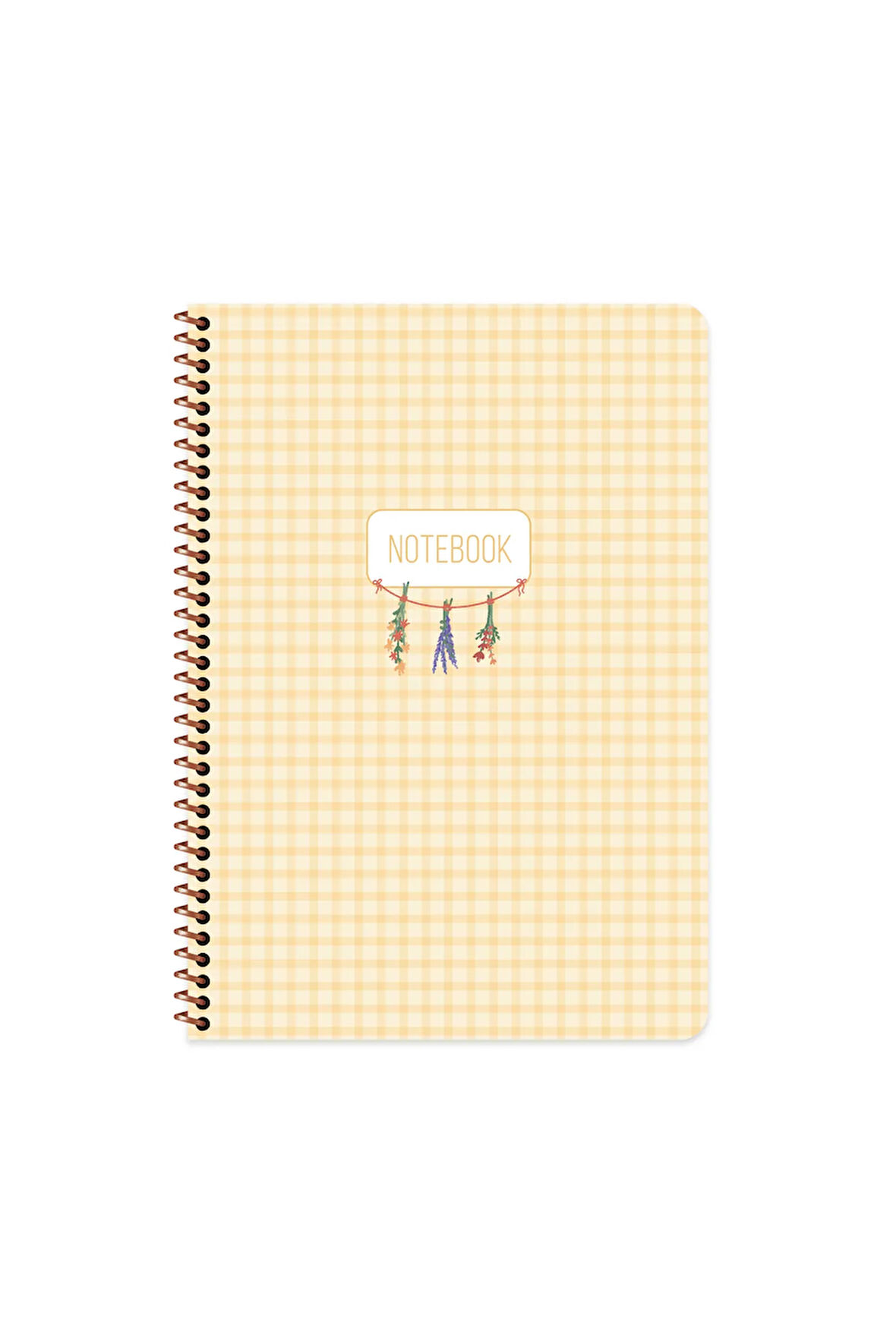 Keskin Color A4 Çizgili Stickerli Spiralli Pötikare Defter | 80 Yaprak