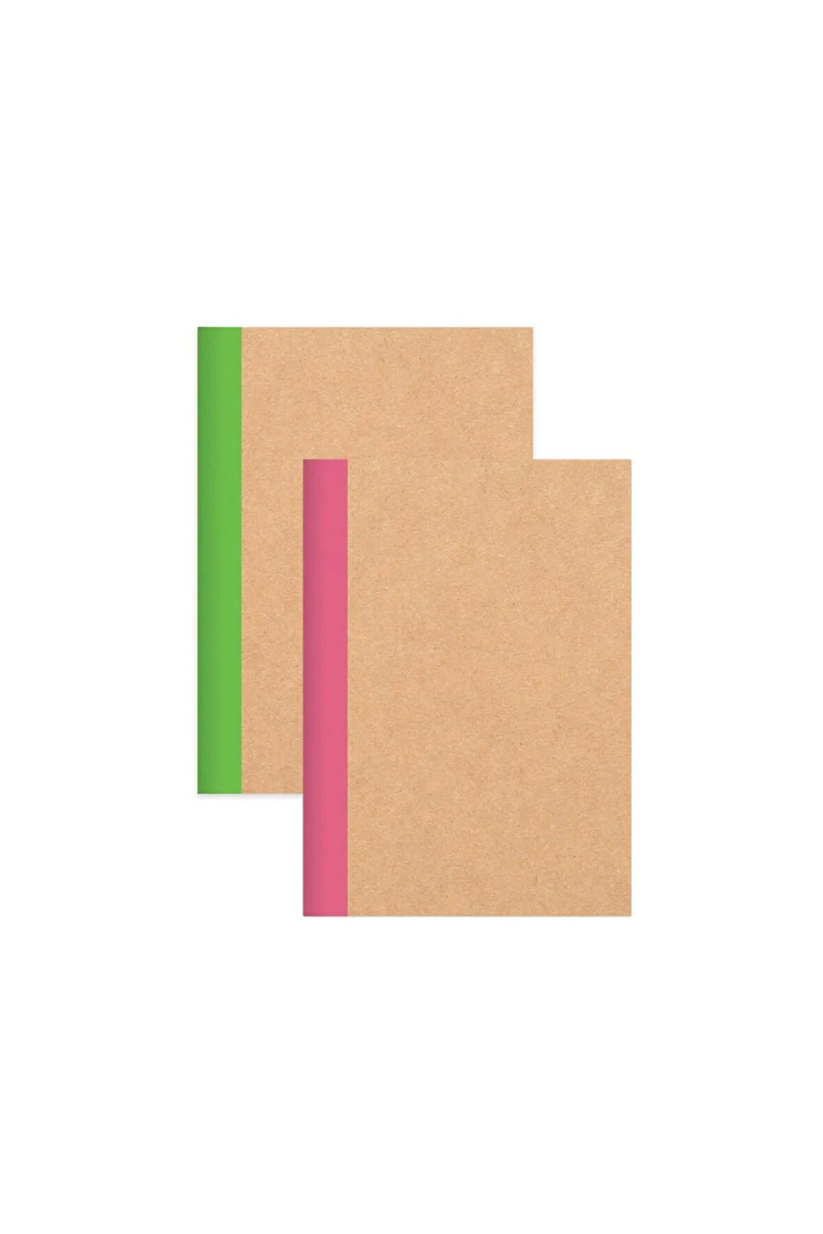 Keskin Color Kareli Stickerli Kraft Kapak 2'li Defter Set | 18,5 X 26 Cm | 50 Yaprak
