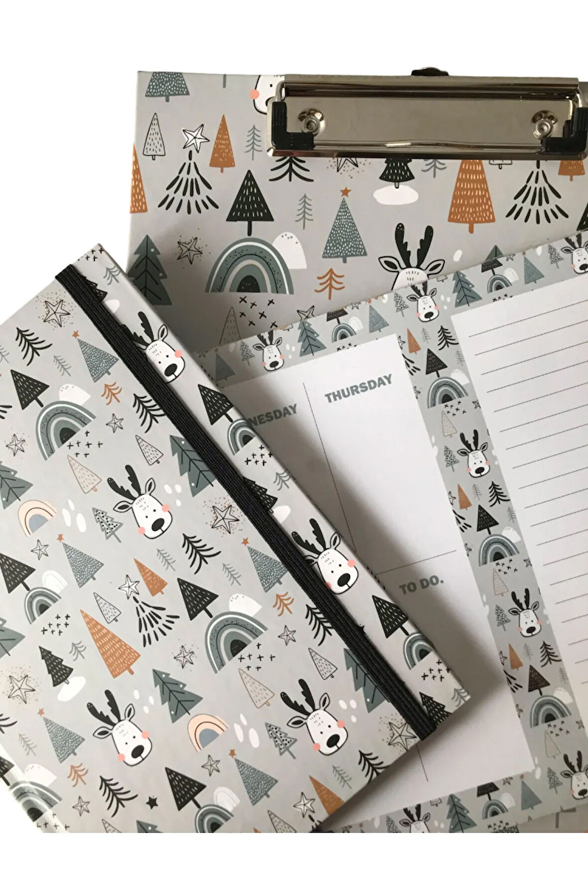 Atakids Lizy Sekreterlik Dosyası, Defter ve Haftalık Planlayıcı 3'lü Set