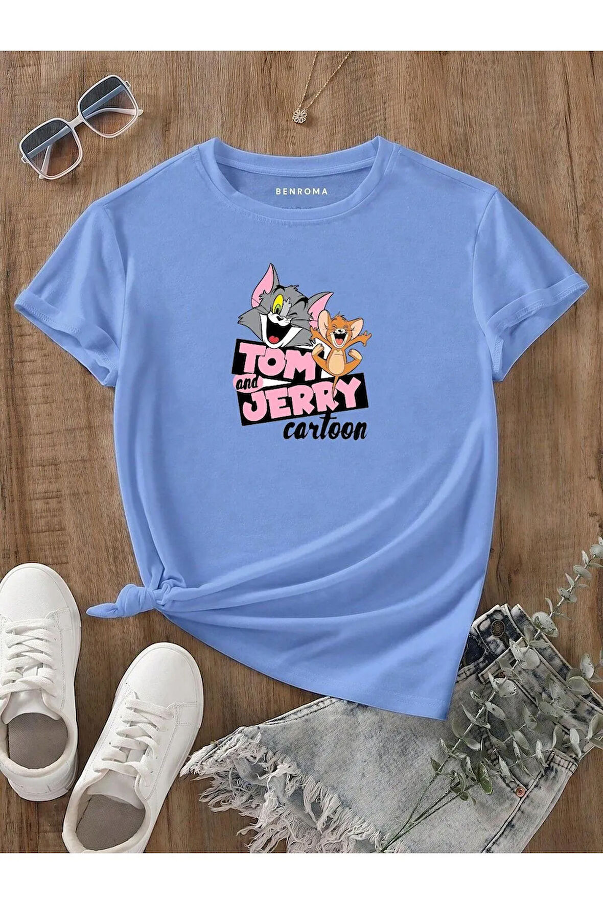 ÇİZGİ FİLM KARAKTER BASKILI  ÇOCUK TİŞÖRT