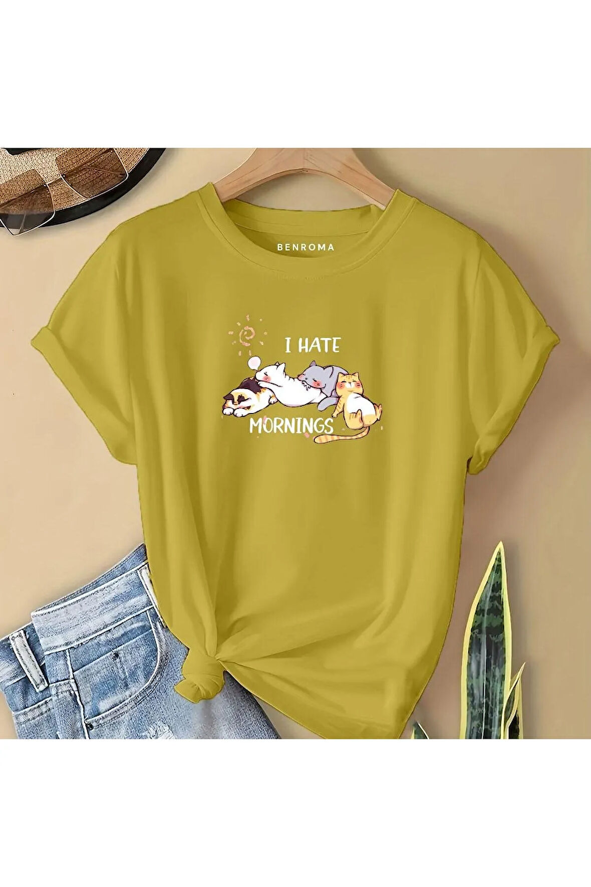 I HAVE CAT BASKILI  ÇOCUK TİŞÖRT