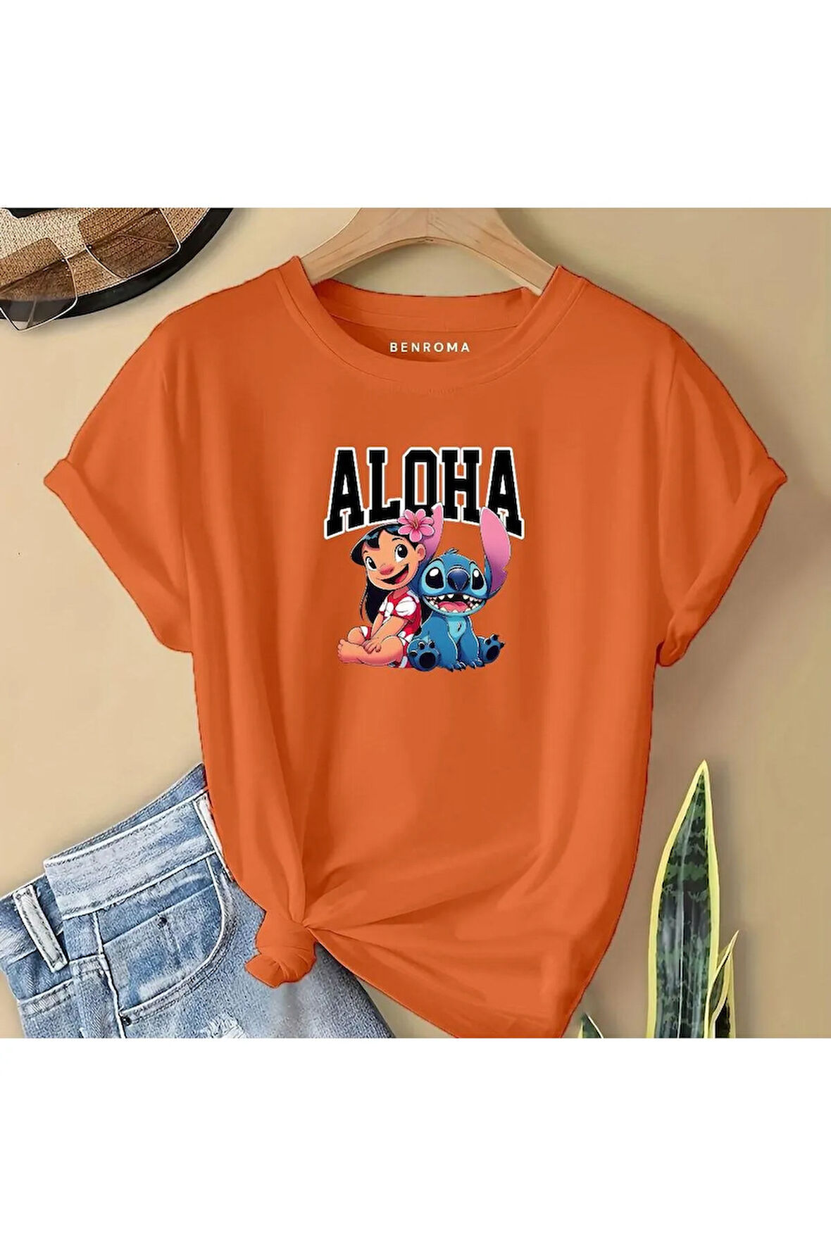 ALOHA BASKILI  ÇOCUK TİŞÖRT