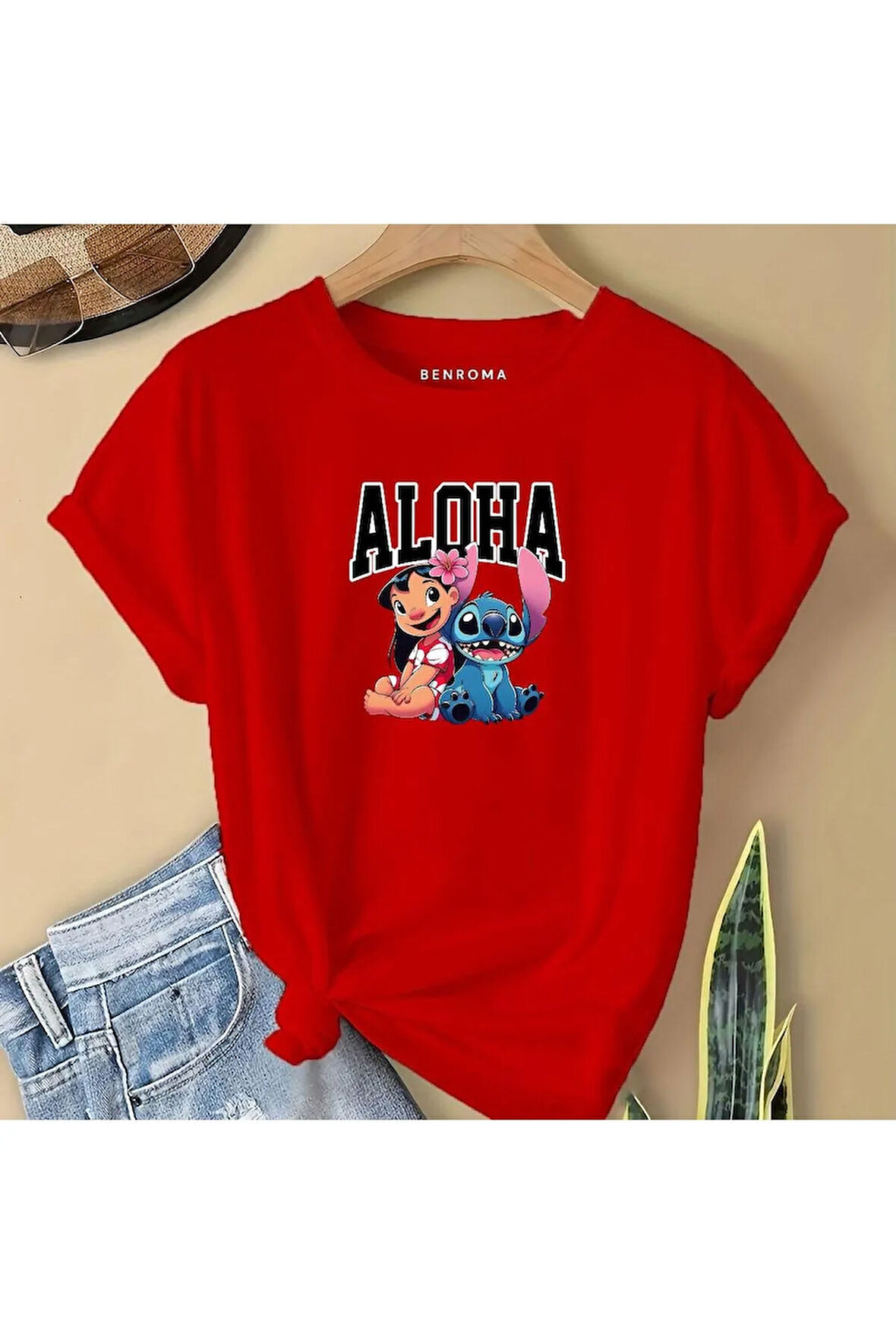 ALOHA BASKILI  ÇOCUK TİŞÖRT
