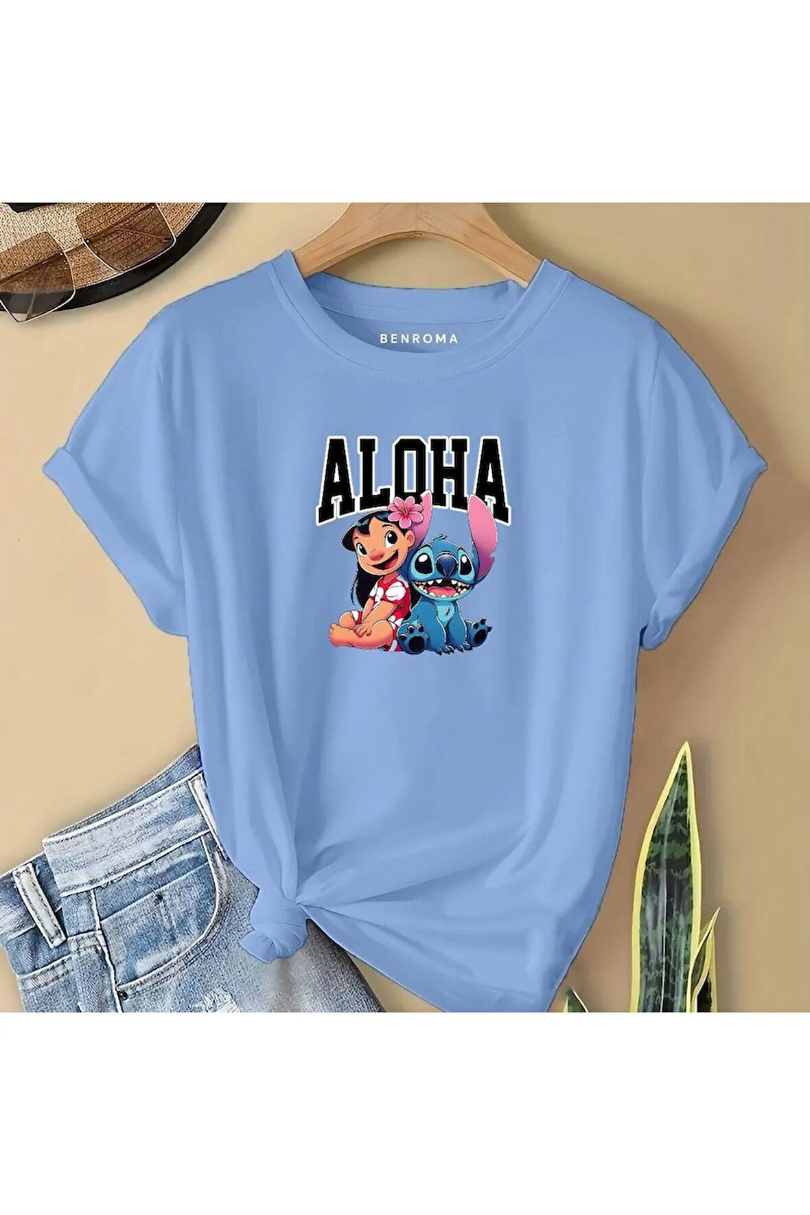 ALOHA BASKILI  ÇOCUK TİŞÖRT