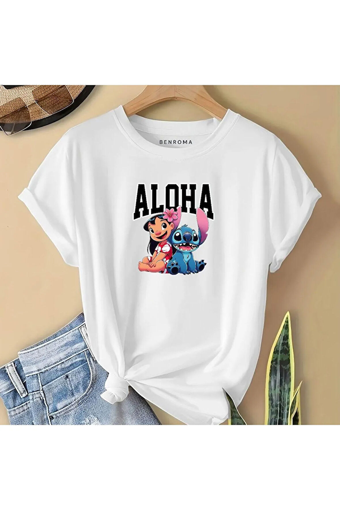 ALOHA BASKILI  ÇOCUK TİŞÖRT