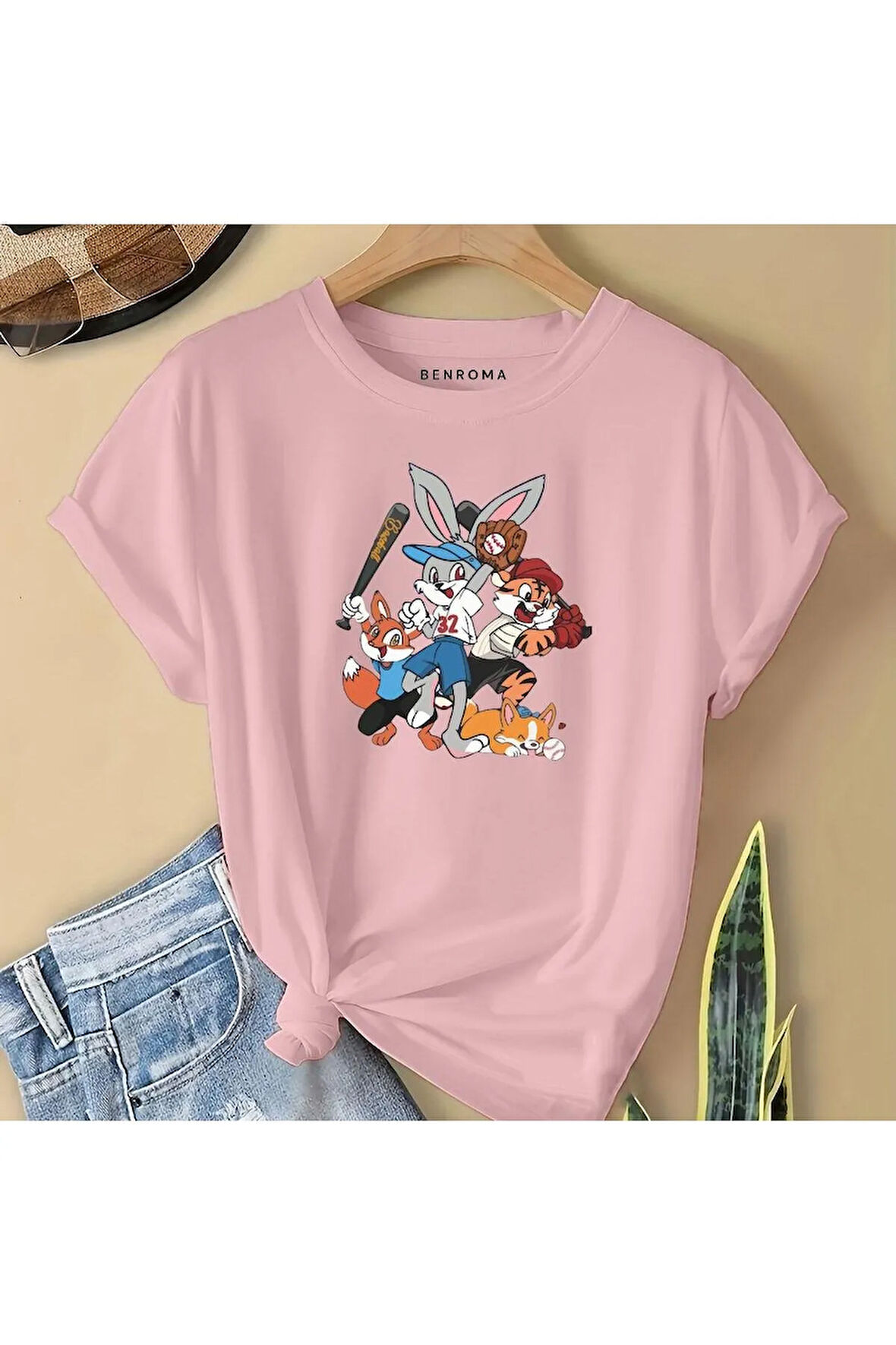 BEYZBOL BASKILI  ÇOCUK TİŞÖRT