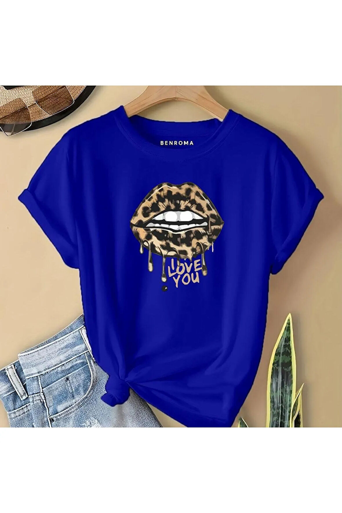 LEOPAR DUDAK BASKILI  ÇOCUK TİŞÖRT
