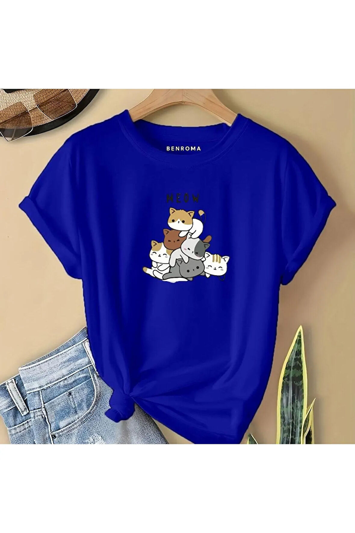 MEOW BASKILI  ÇOCUK TİŞÖRT