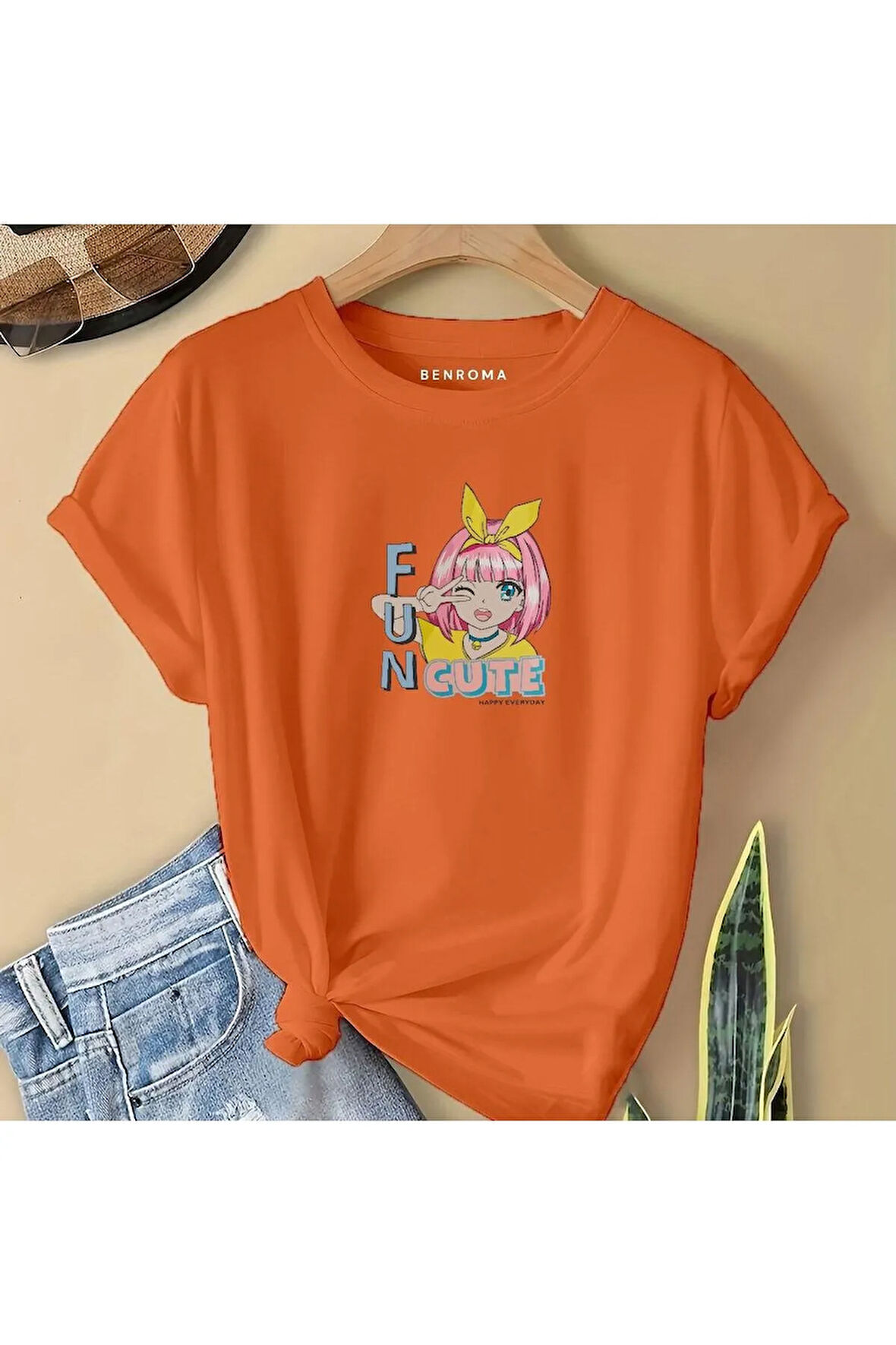 FUN CUT BASKILI  ÇOCUK TİŞÖRT