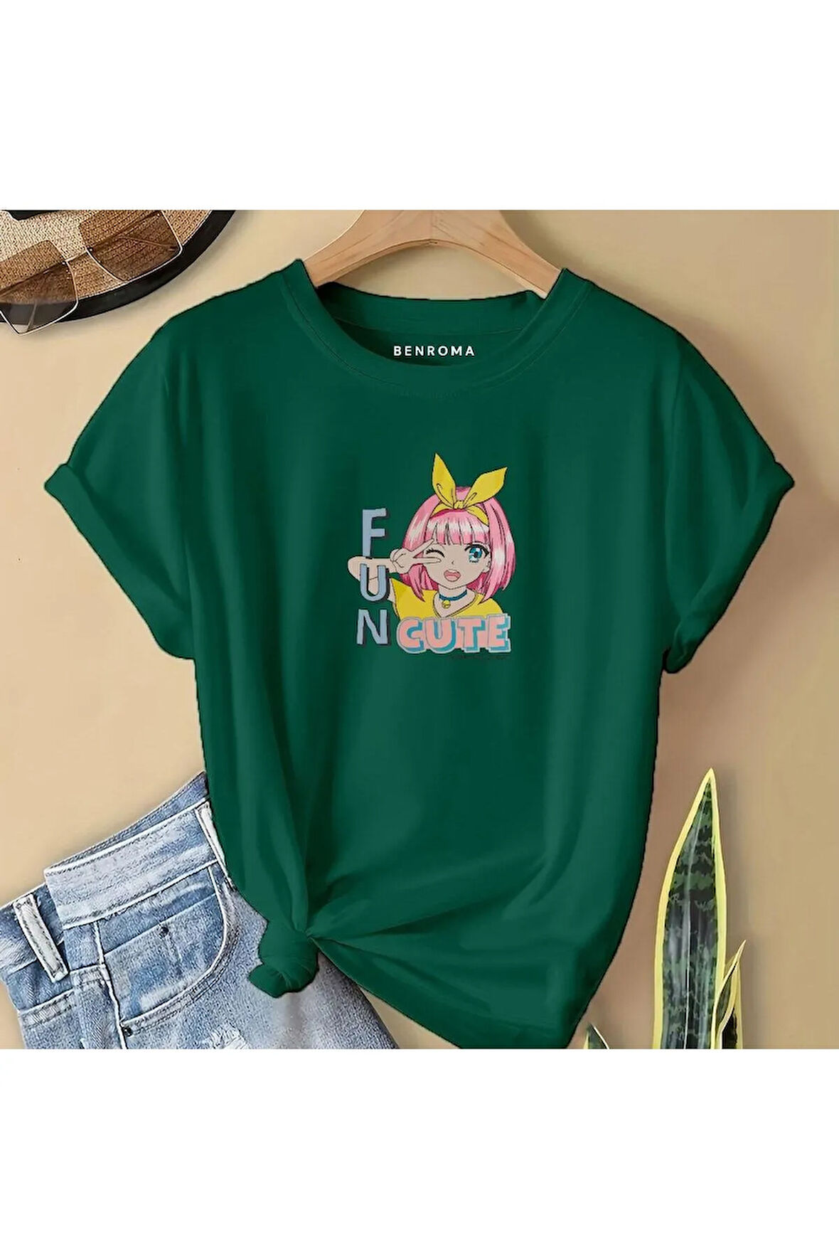 FUN CUT BASKILI  ÇOCUK TİŞÖRT