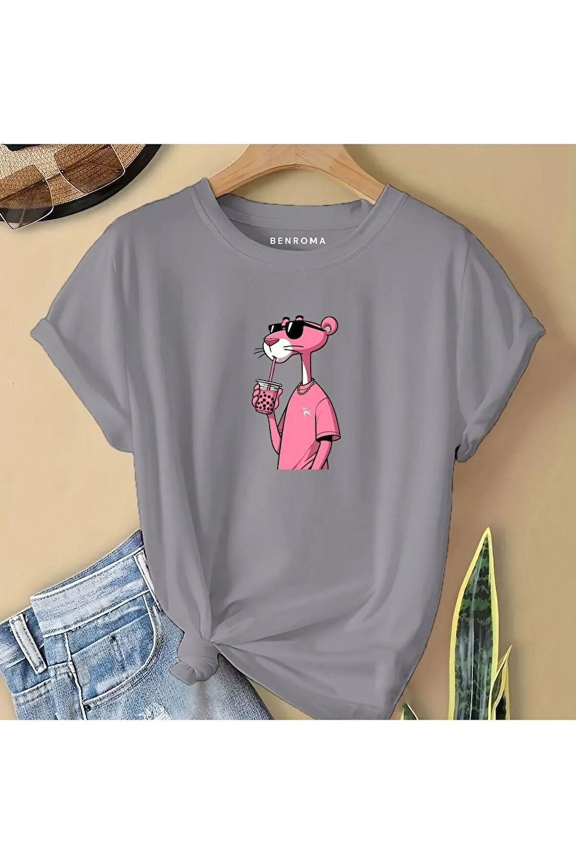 PANTER BASKILI  ÇOCUK TİŞÖRT