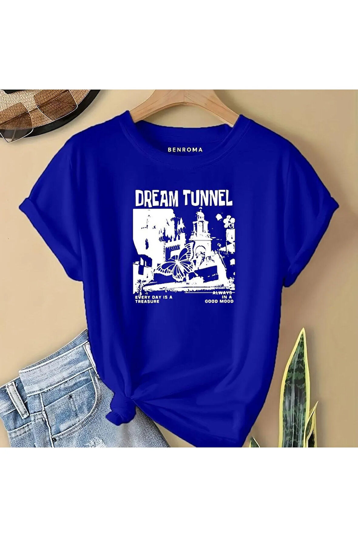 DREAM TUNNEL BASKILI  ÇOCUK TİŞÖRT