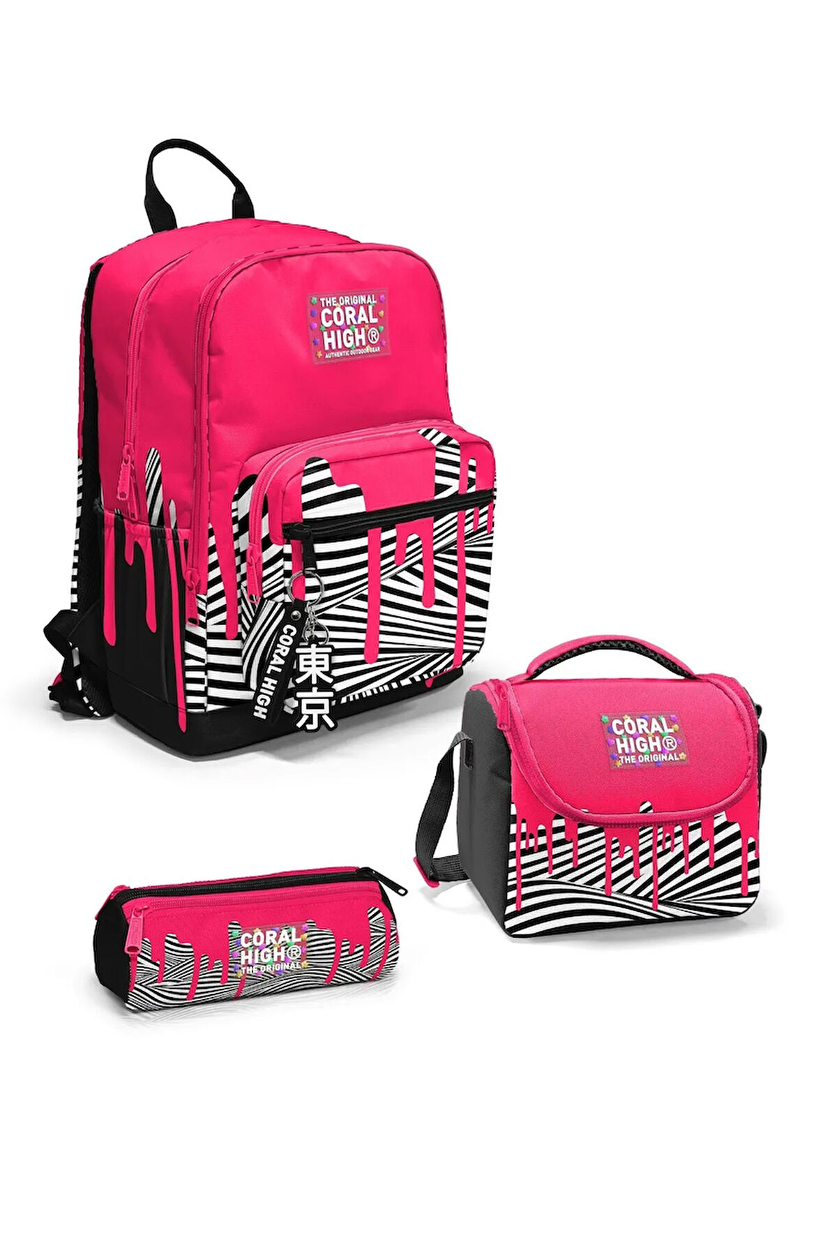 3’lü Okul Çanta Seti