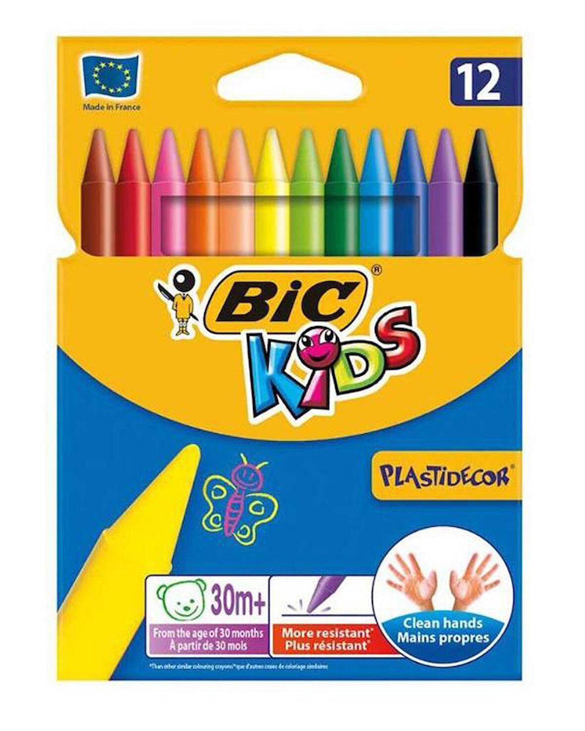 Bic Silinebilir Pastel Boya 12 Adet