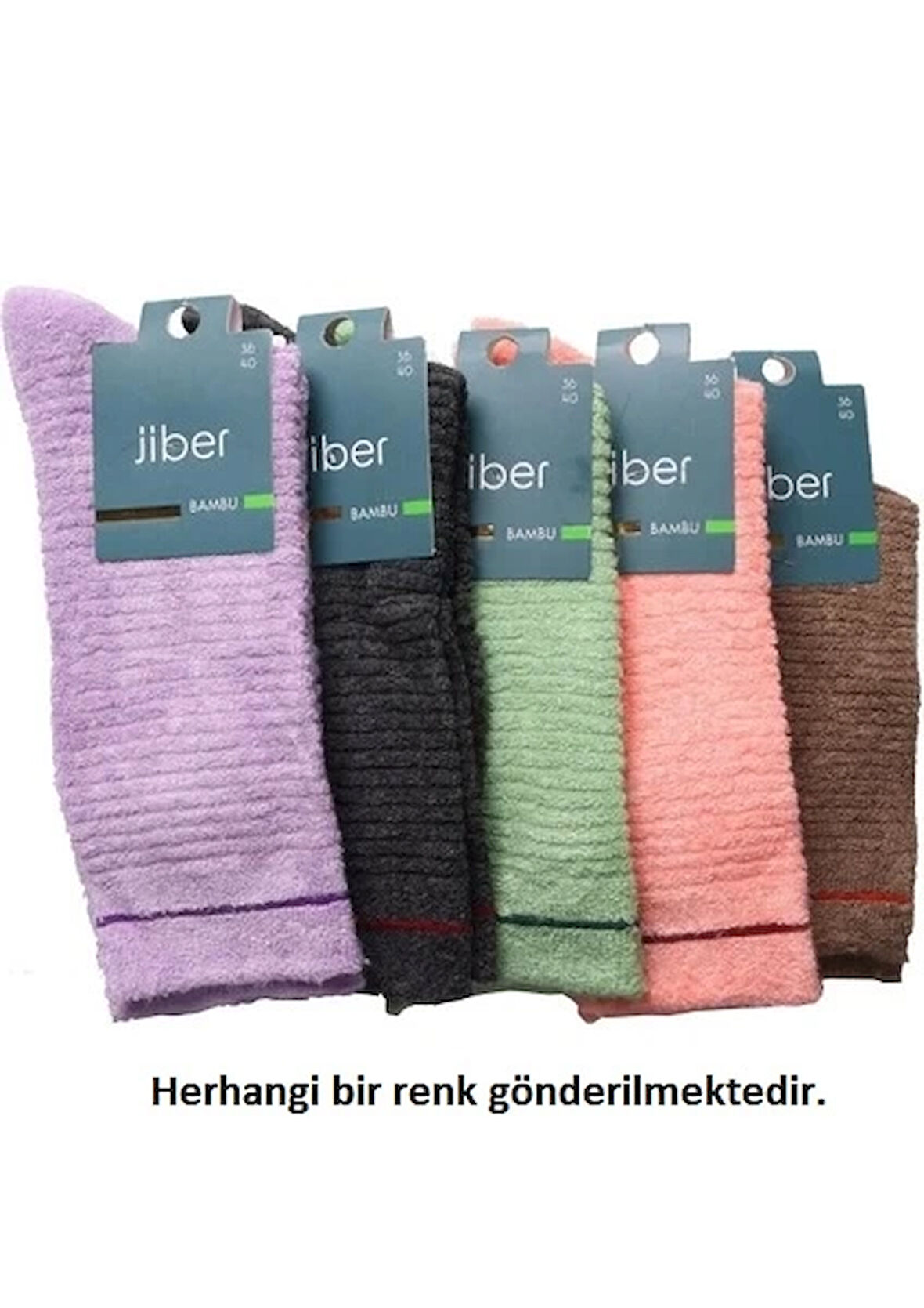 Aesco Jiber 6955 kadın Bambu Ters Havlu Soket