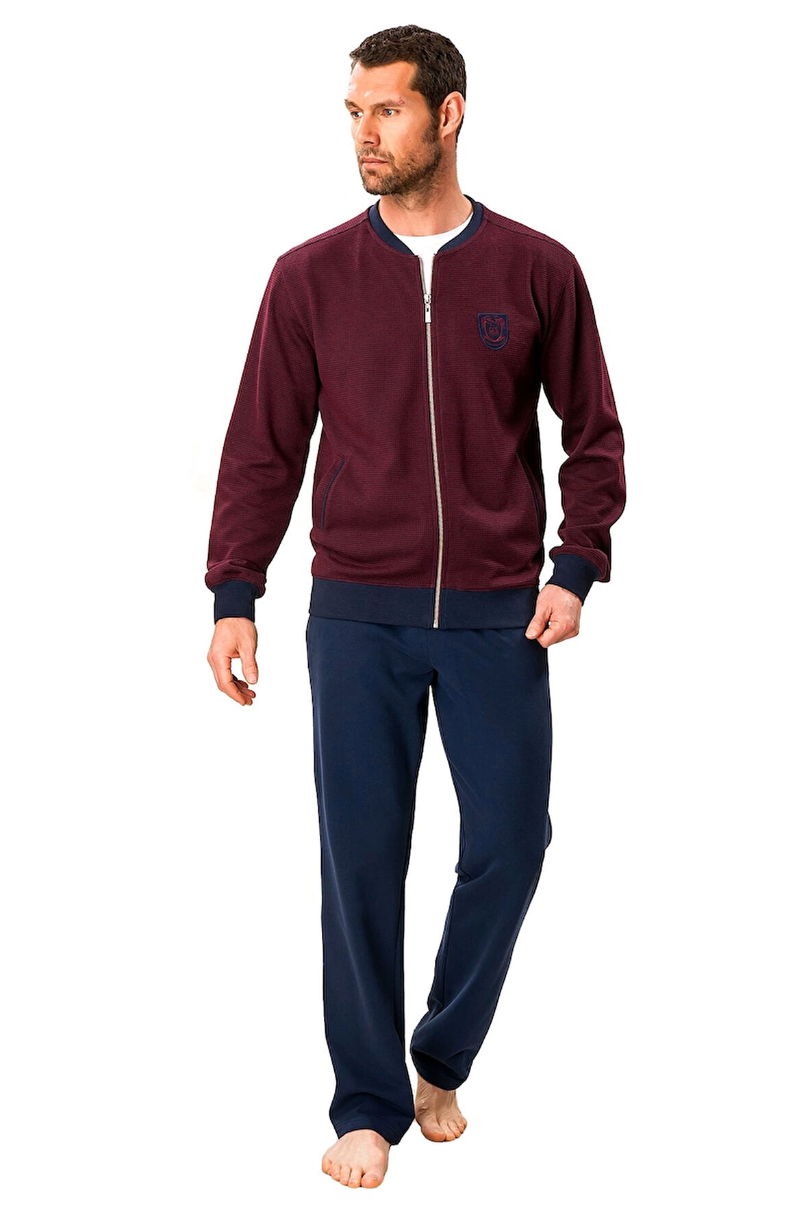 Aesco D'S Damat 01501 Waffle Erkek Eşofman Takımı