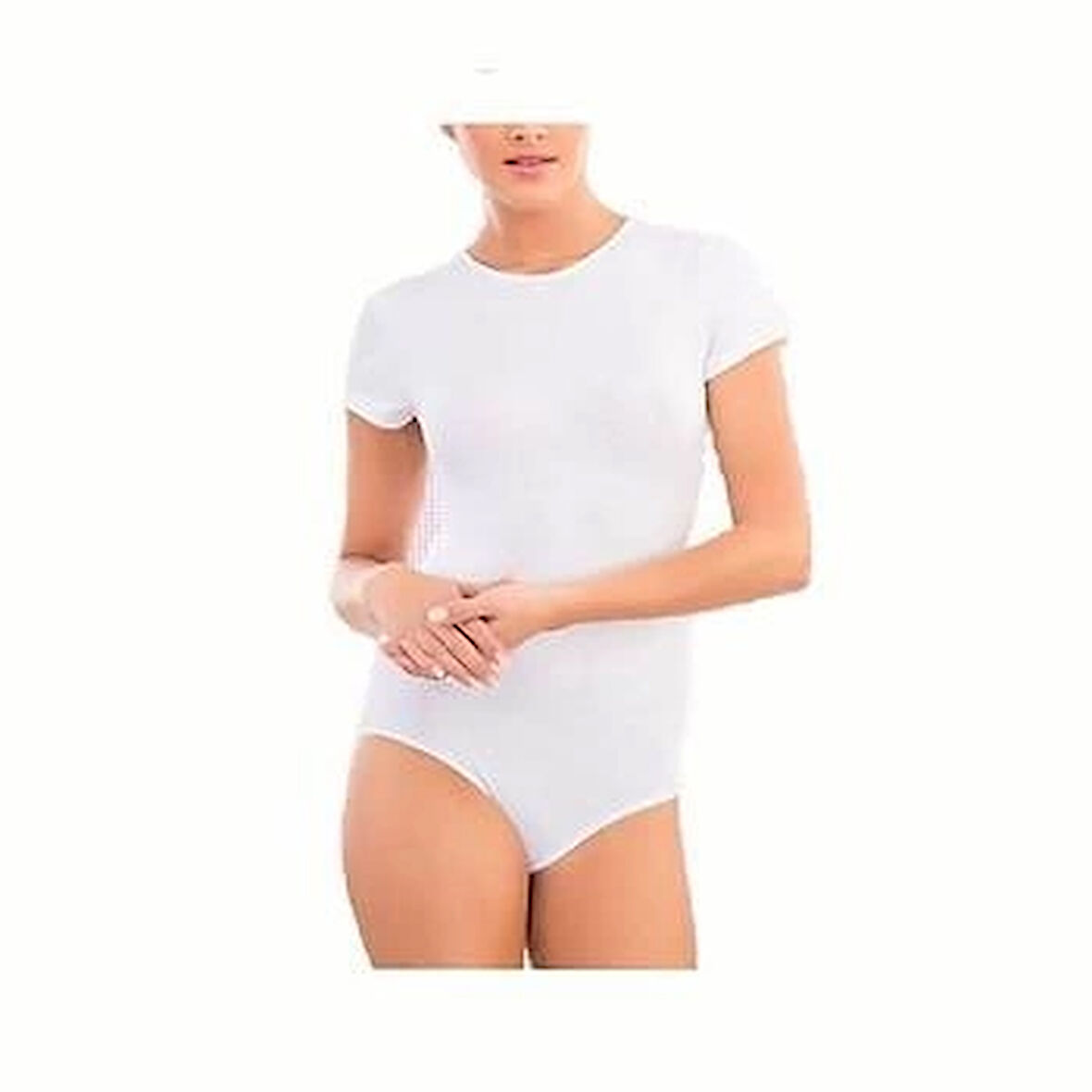 Aesco İmer 9257 Kadın Kısa Kol Çıtçıtlı Atlet