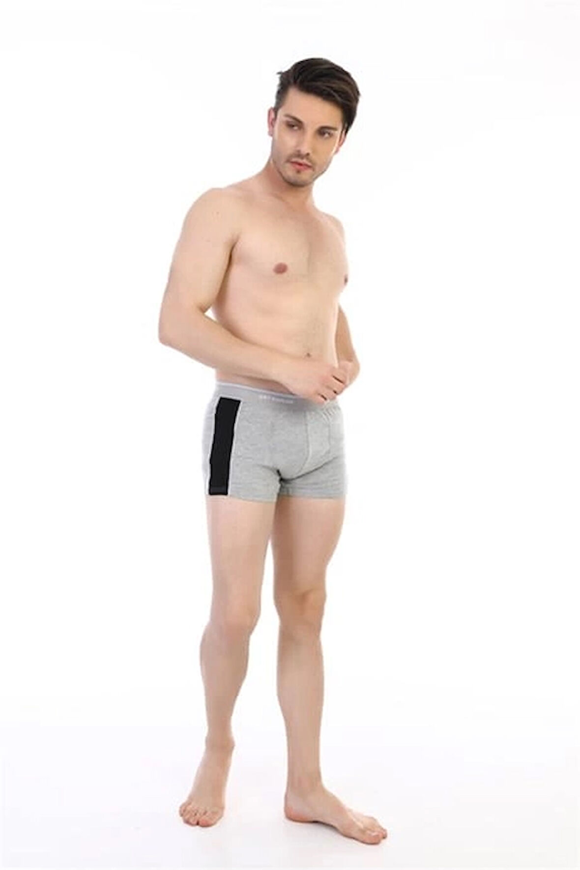 Aesco Çift Kaplan 850 Biyeli Likralı Erkek Boxer