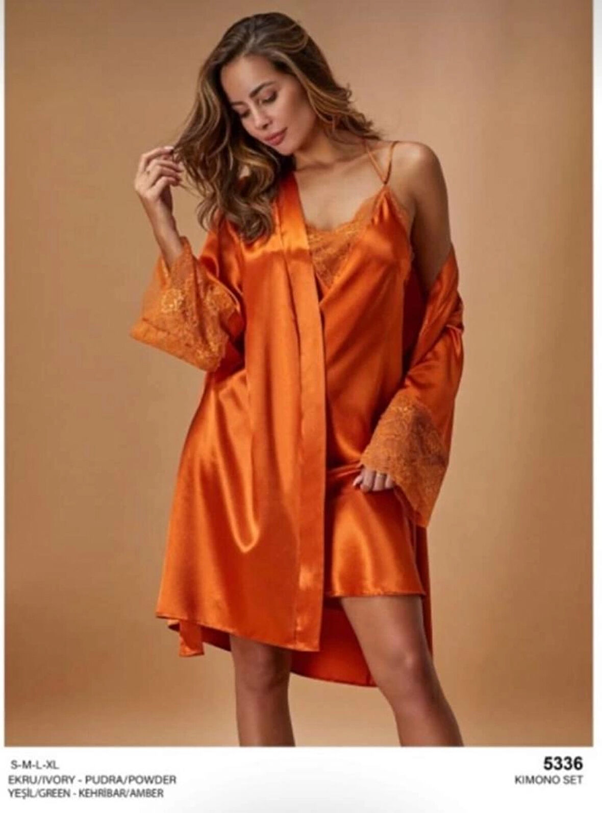 Aesco Nurteks 5336 kadın Sabahlık Ve Gecelik Takım