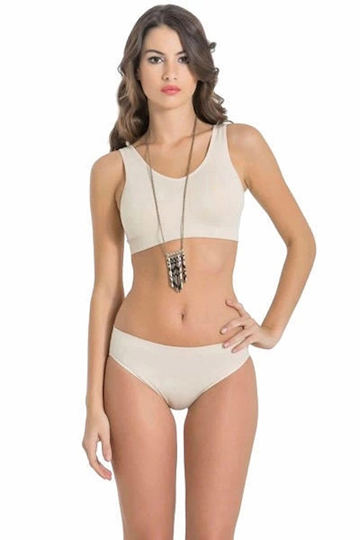 Aesco Miss Fit 11027 Kalın Askılı Pedli Bustiyer