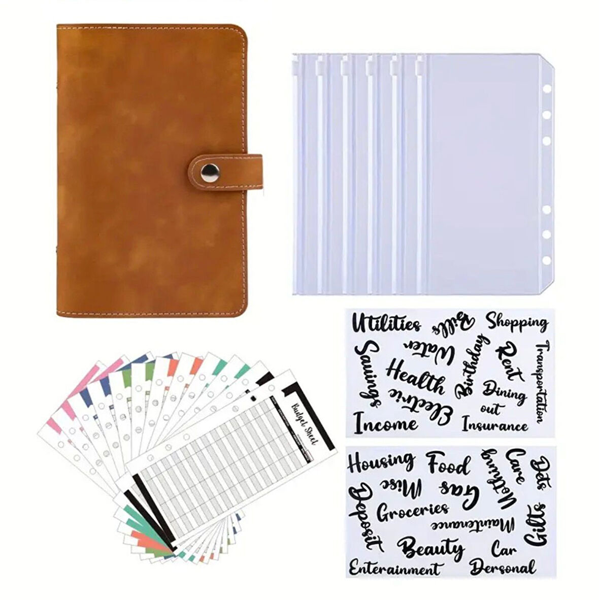 Birikim Ajandası Bütçe Organizeri A6 Bütçe Planlayıcı Cüzdan 