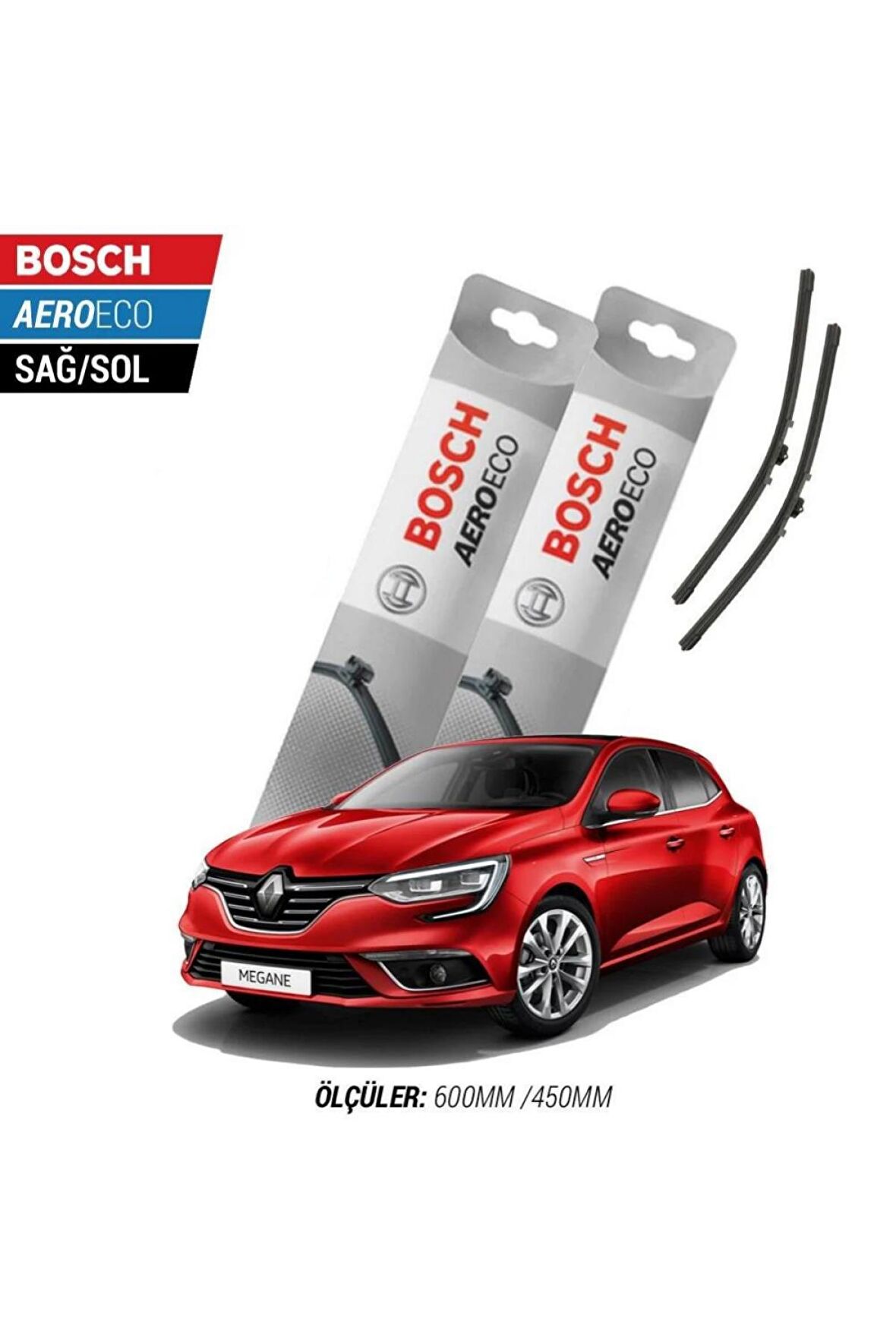 Renault Megane 4 2019 Model Bosch Aeroeco Muz Silecek Takımı