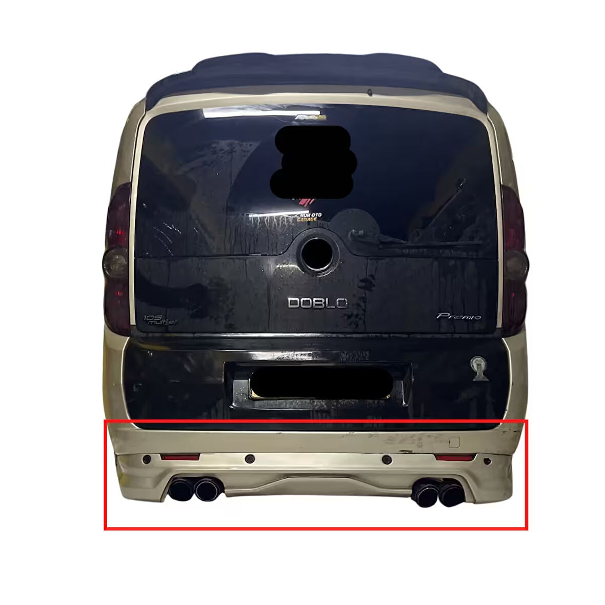 DOBLO D3-D4 2011-2020 ARKA EK (( BOYASIZ )) (( TREKKİNG E OLMAZ ))