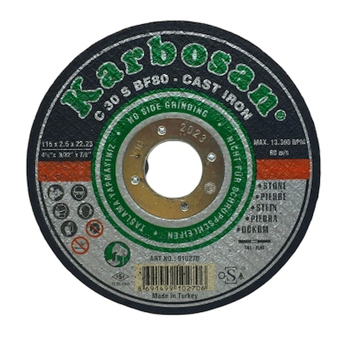 Mermer Kesici Disk 115mmx2.5x22