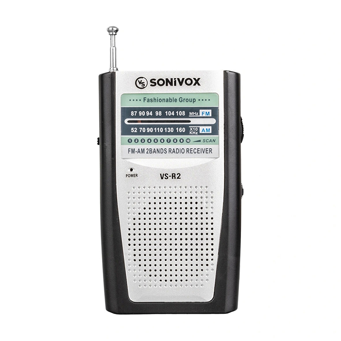 Gümüş Renk Analog Radyo Vs-r2