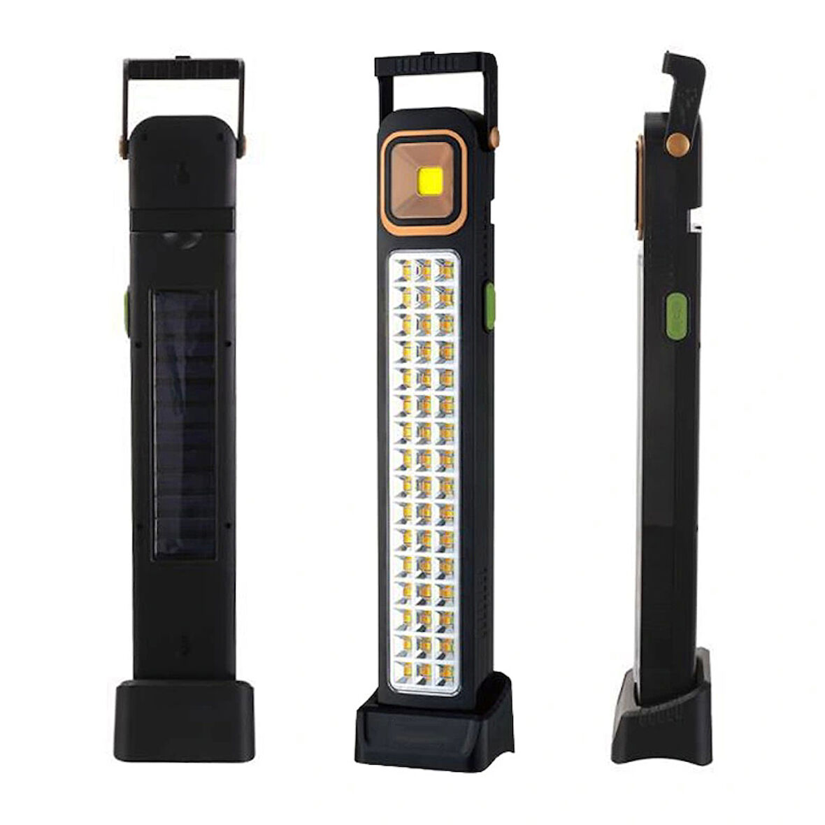 Premıo Pr-3838 2 Watt Cob Led + 48 Ledli Solar Şarjlı Işıldak