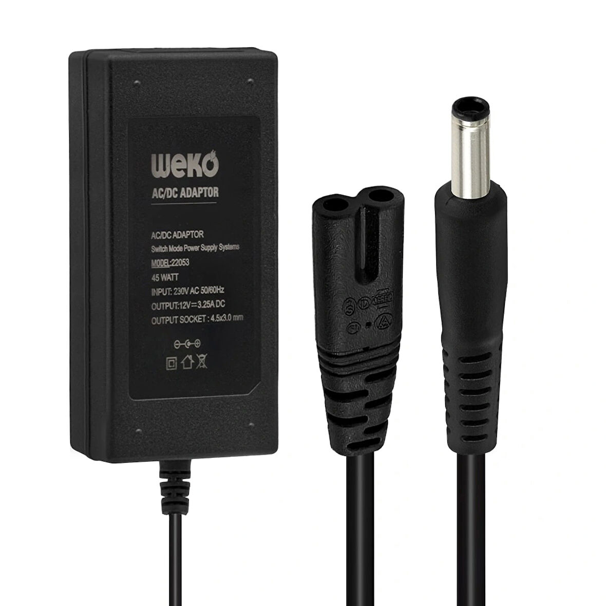 12 Volt 3.25 Amper 4.5x3.0mm Uçlu Notebook Adaptör Yerli Üretim