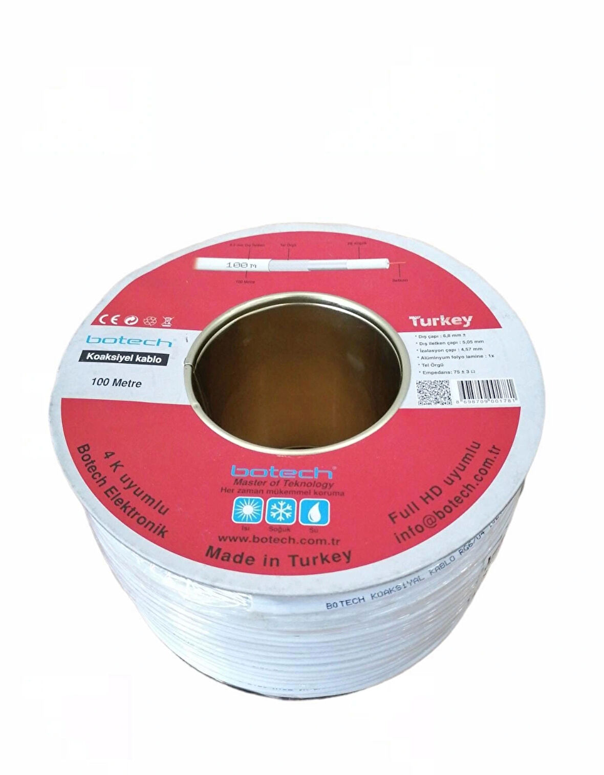 100mt Uydu Anten Kablosu Rg 6u