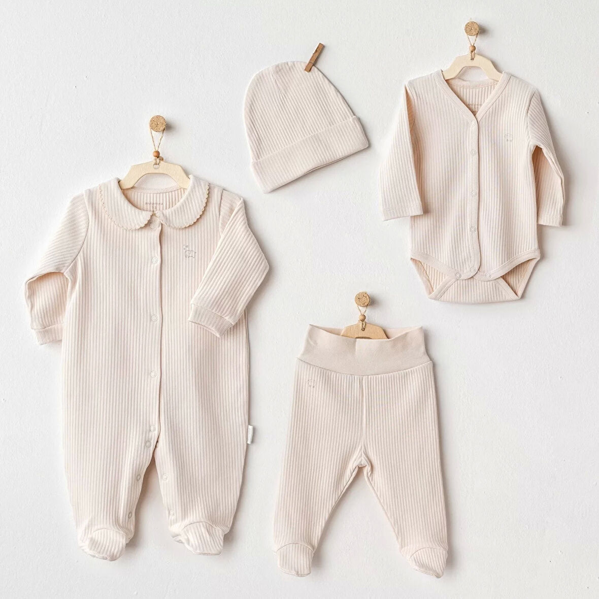 Bear Time 4'lü Hastane Çıkışı Light Beige