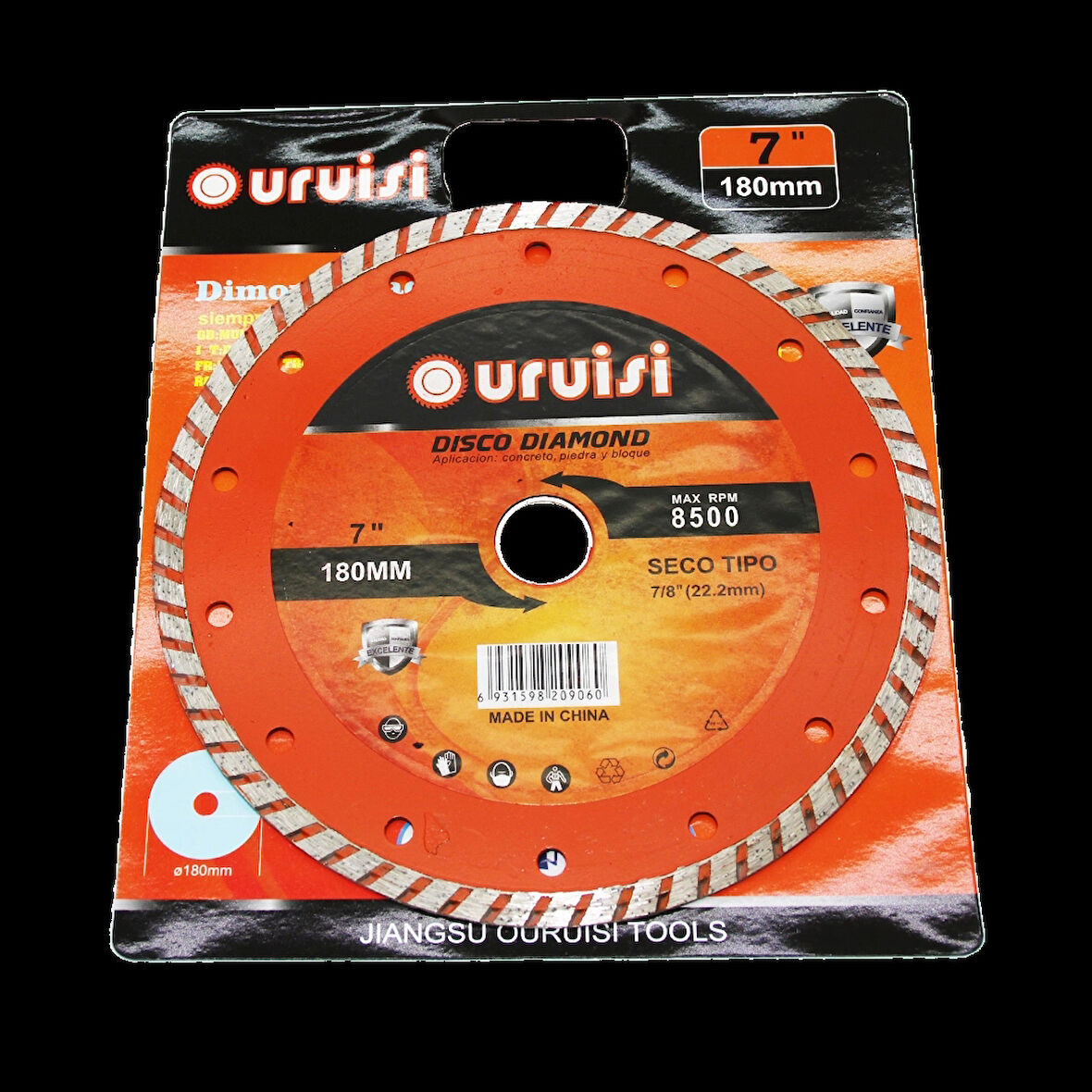 7 İnç  - 180mm Mermer Kesici Disk  Ty-157