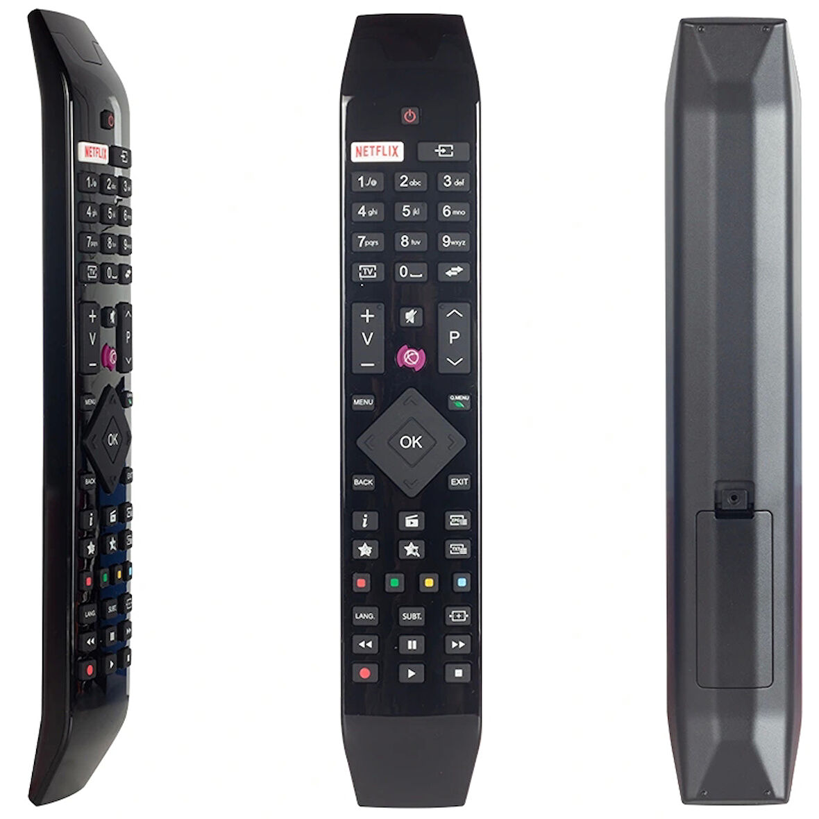 Orijinal Kl Vestel Netflıx-mor Tuşlu Yeni Üstü Camlı-hıtachı Rc 49141 Led Tv Kumanda Orjinal