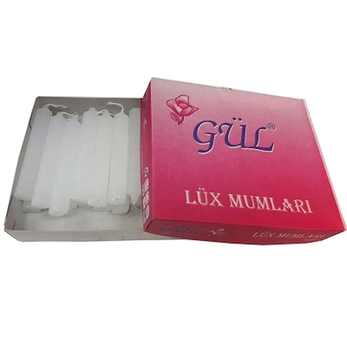 Küçük Beyaz Mum 20li Kutu