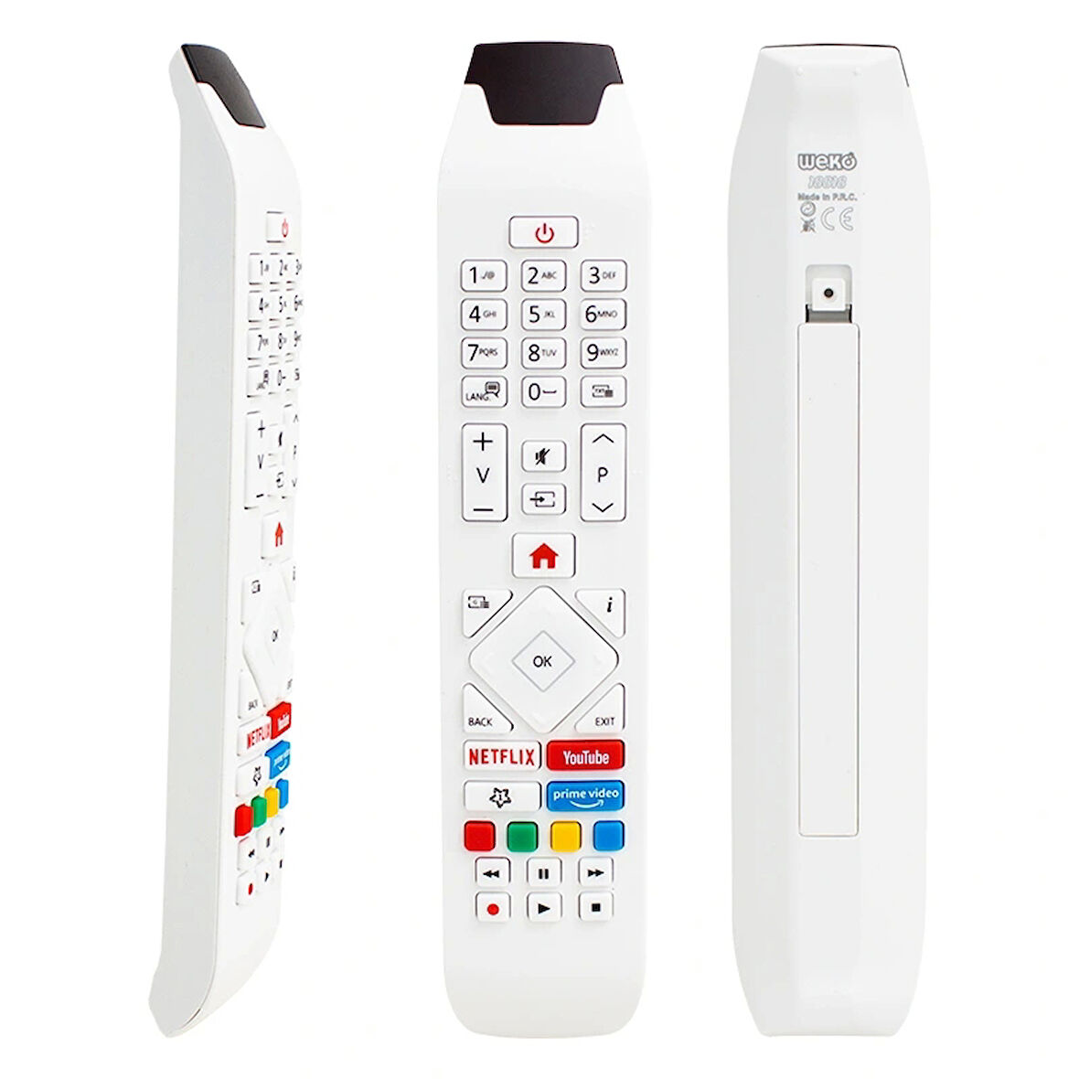 Vestel Rca343140p Youtube-netflıx-prıme Vıdeo Tuşlu Lcd-led Tv Kumanda Beyaz