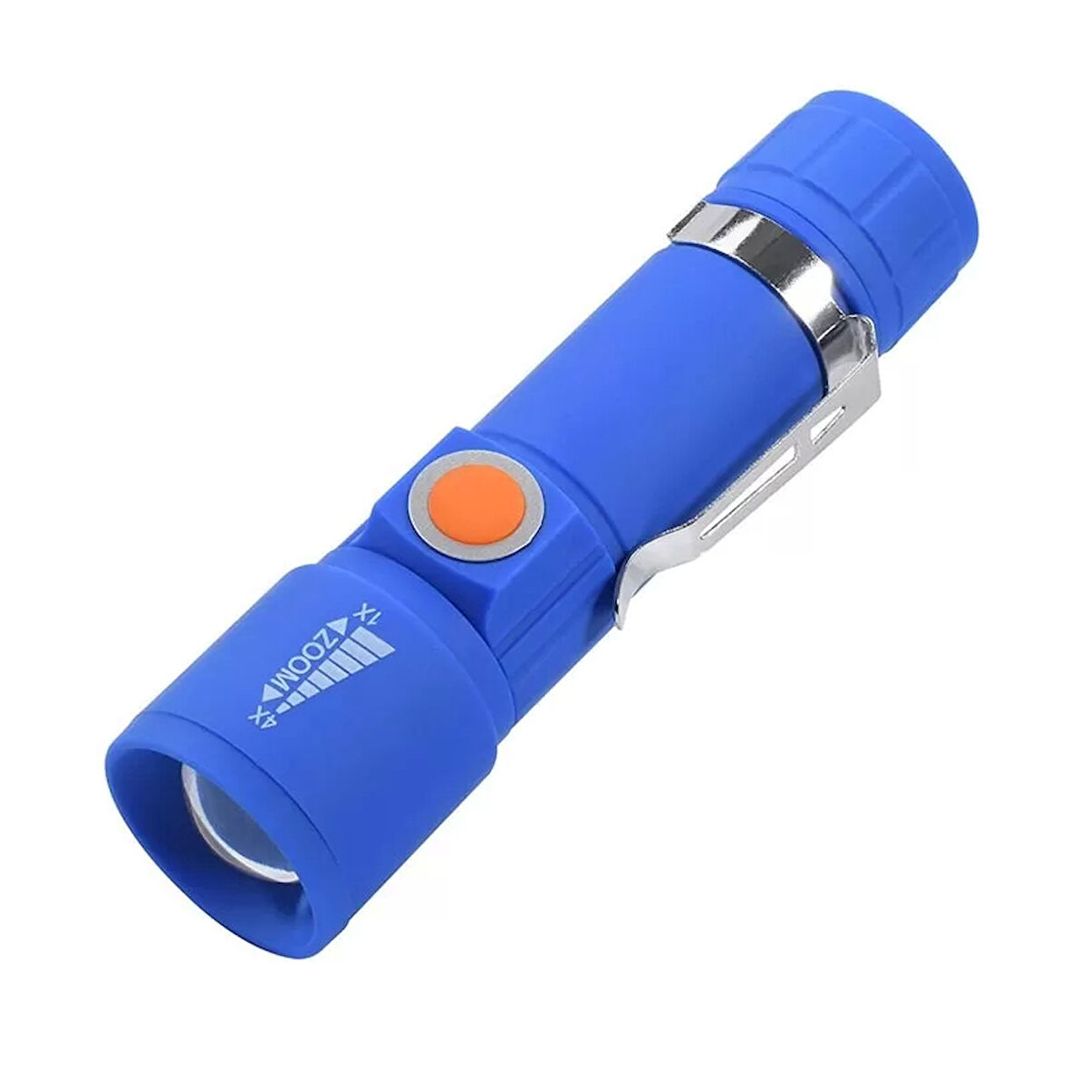 Usb Şarjlı 3 Modlu Plastik Kasa Mini El Feneri